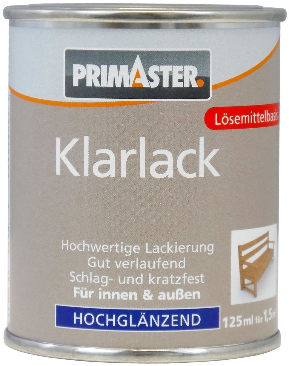 Klarlack Klarlack Primaster Primaster ml hochglänzend 125