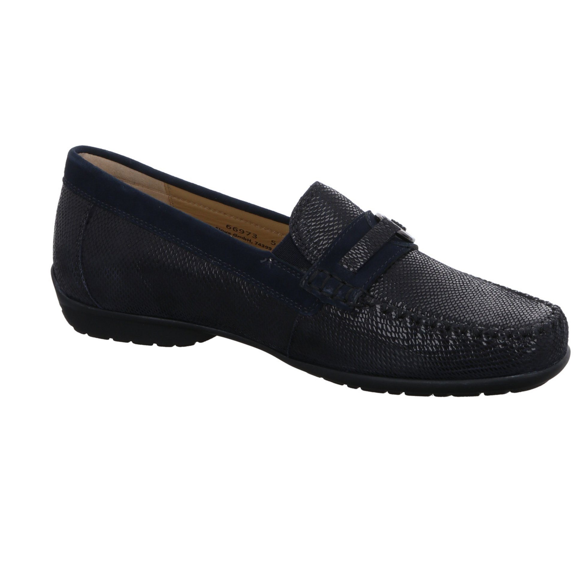 Cortizia Lackleder SIOUX Mokassin Slipper Damen Mokassin indigo Schuhe