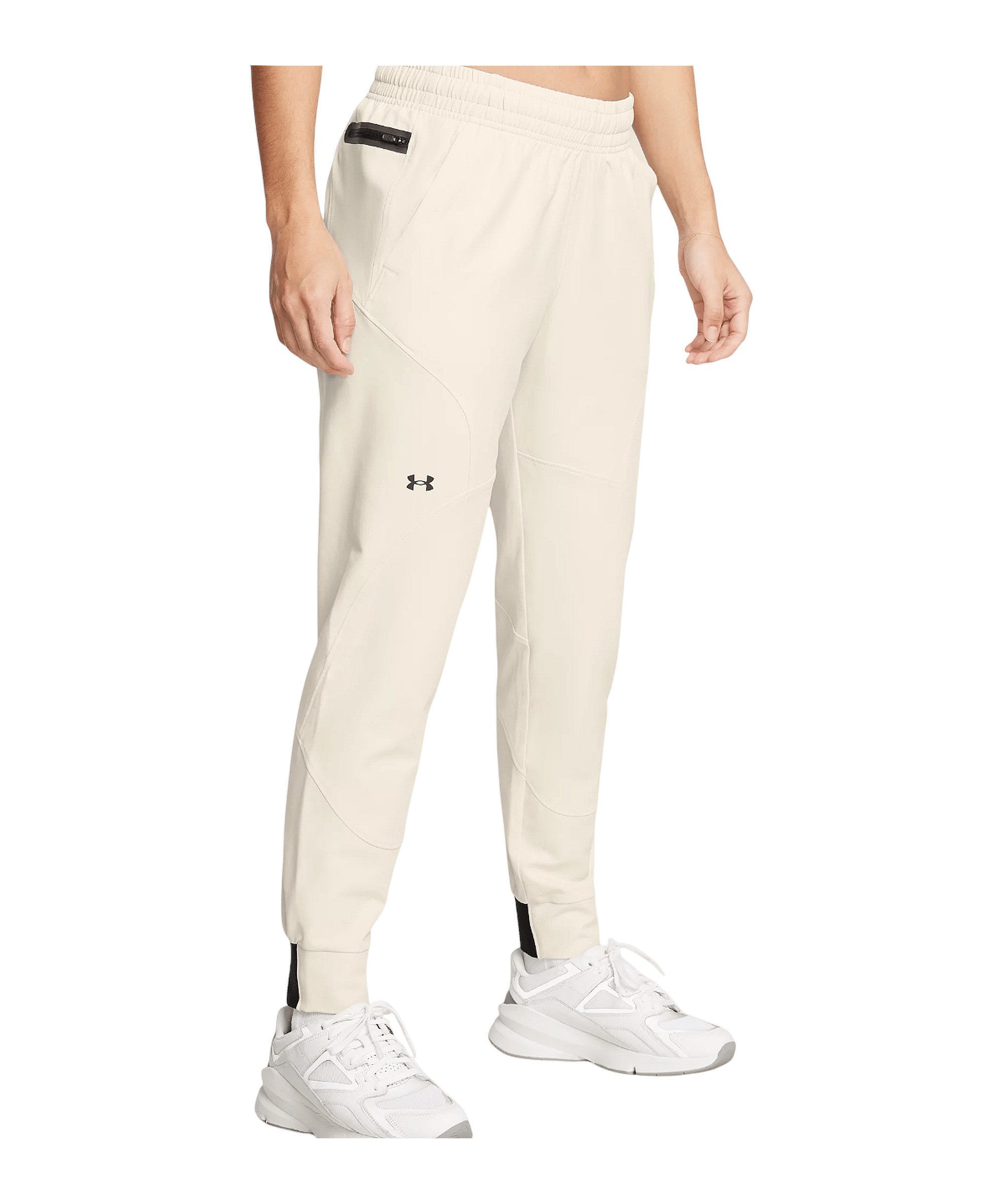 Under Armour® T-Shirt Under Armour Unstoppable Jogginghose Damen Weiß Polyester