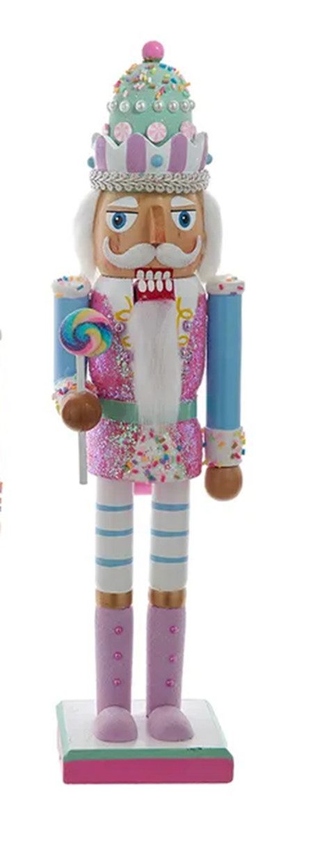 Kurt S. Adler Nussknacker F2280 - Candy Color, 38,1 cm (15), rosa/bunt, (1-tlg)