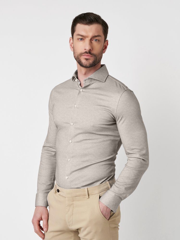 DESOTO Businesshemd Luxury Hai aus Jersey mit Hai Kragen günstig online kaufen