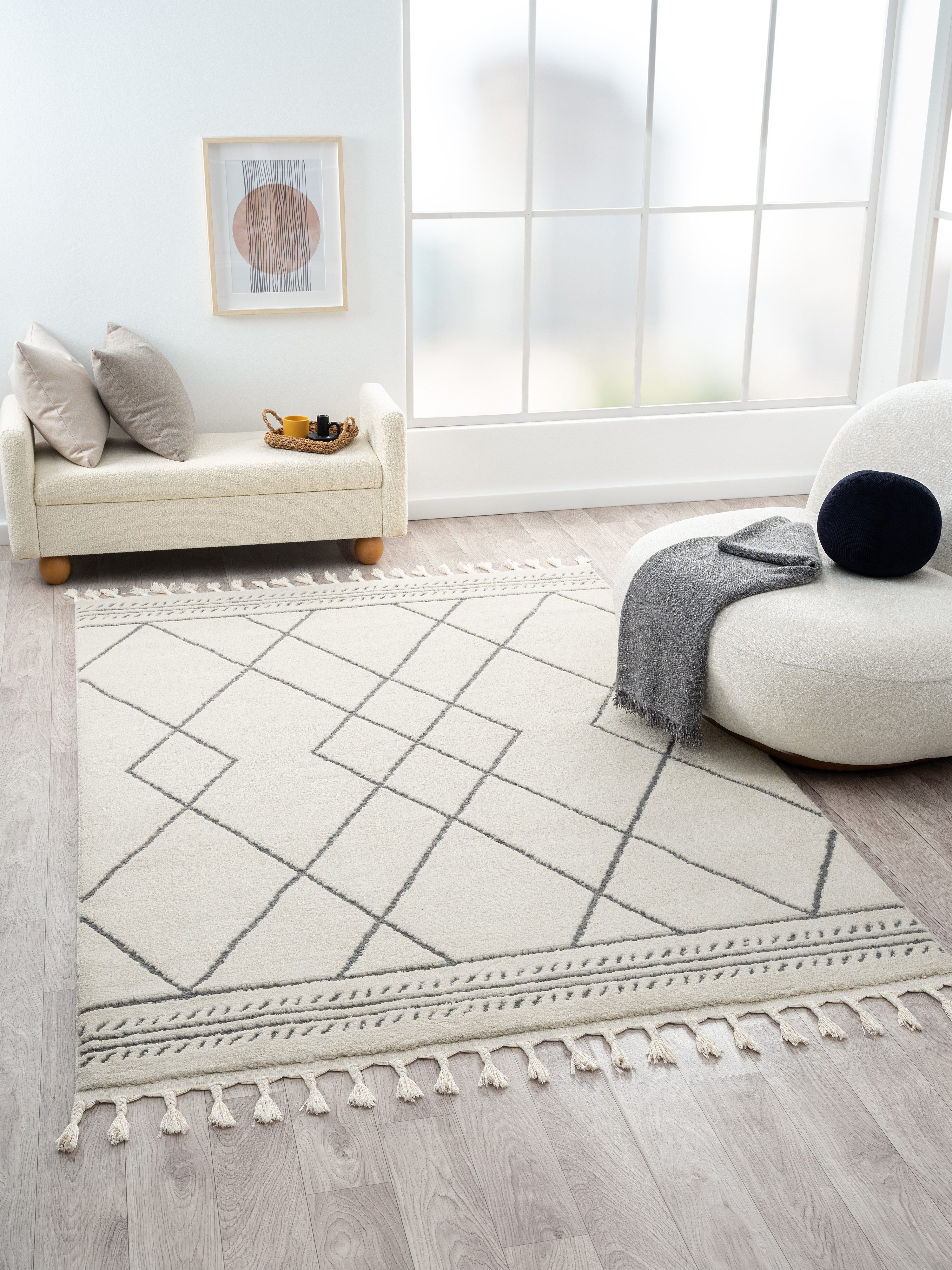 Myflair Möbel & Accessoires Hochflor-Teppich "Moroccan Design, LAGERRÄUMUNG günstig online kaufen