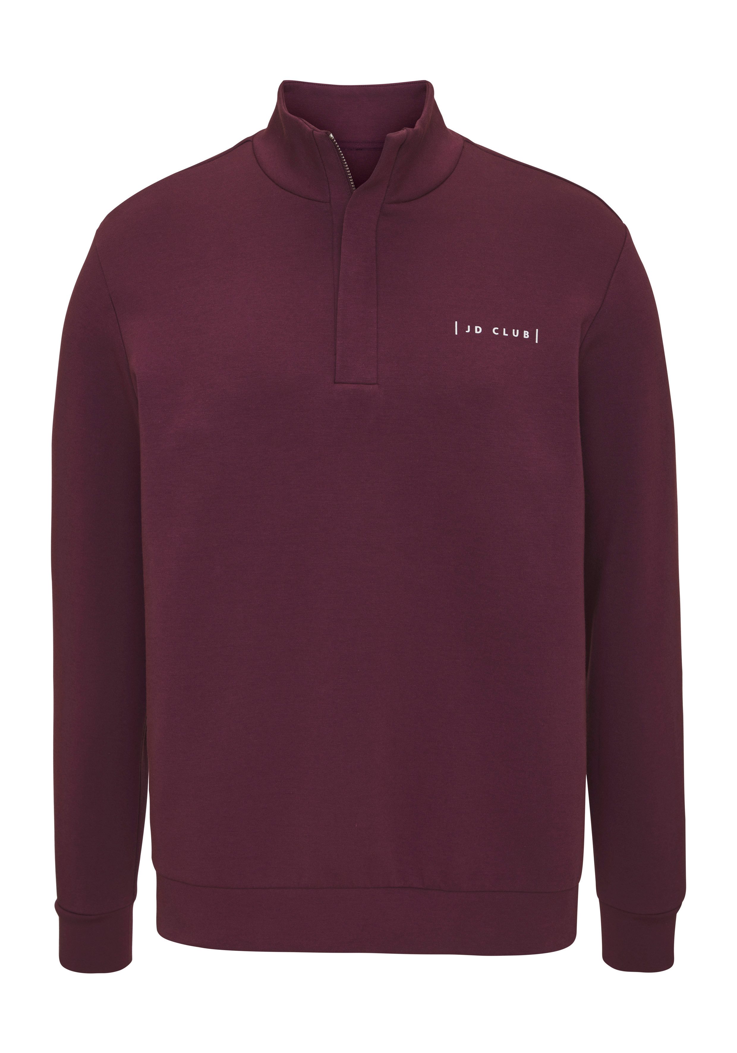 John Devin Sweatshirt, Troyer mit Stehkragen und Reißverschluss hochwertige Qualität mit dezentem Logodruck vorn. € 34,99, (€ 34,99 pro 1 Stk).