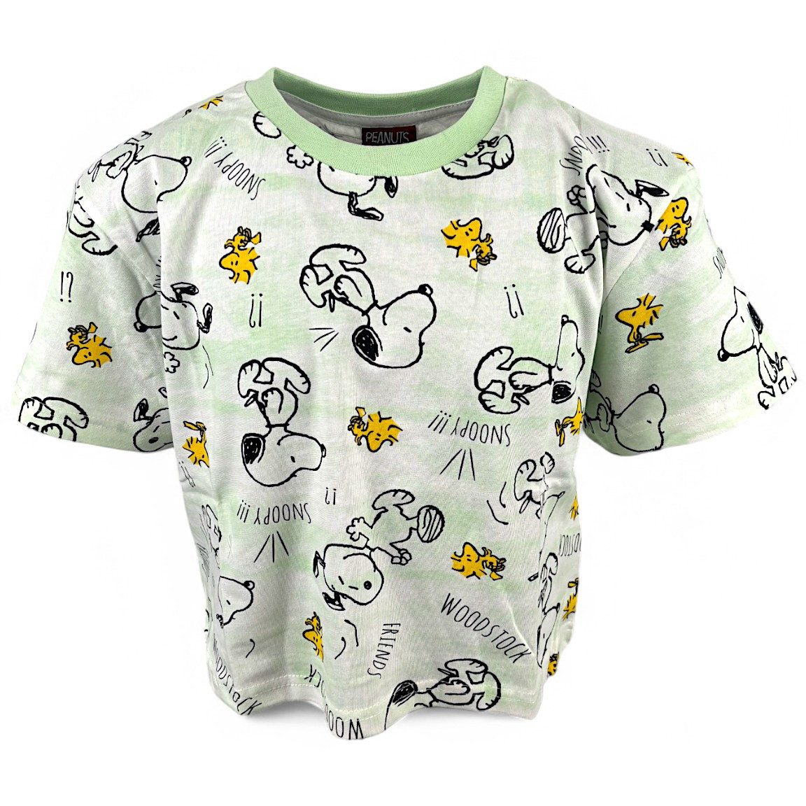 PEANUTS Worldwide LLC T-Shirt Snoopy Crop Top mädchen Kurzarmshirt aus Baumwolle Gr. 134- 170 cm
