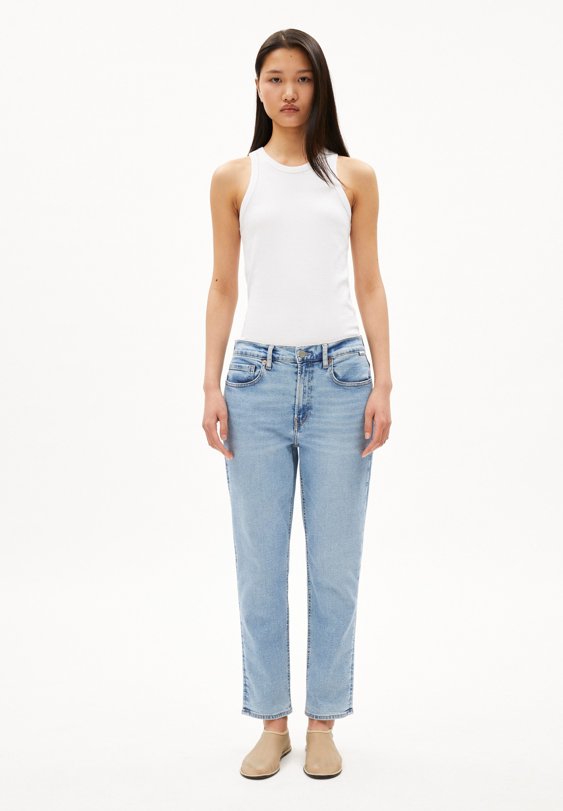 Armedangels Boyfriend-Jeans CAYAA TARPA (Comfort-Stretch) Low waist