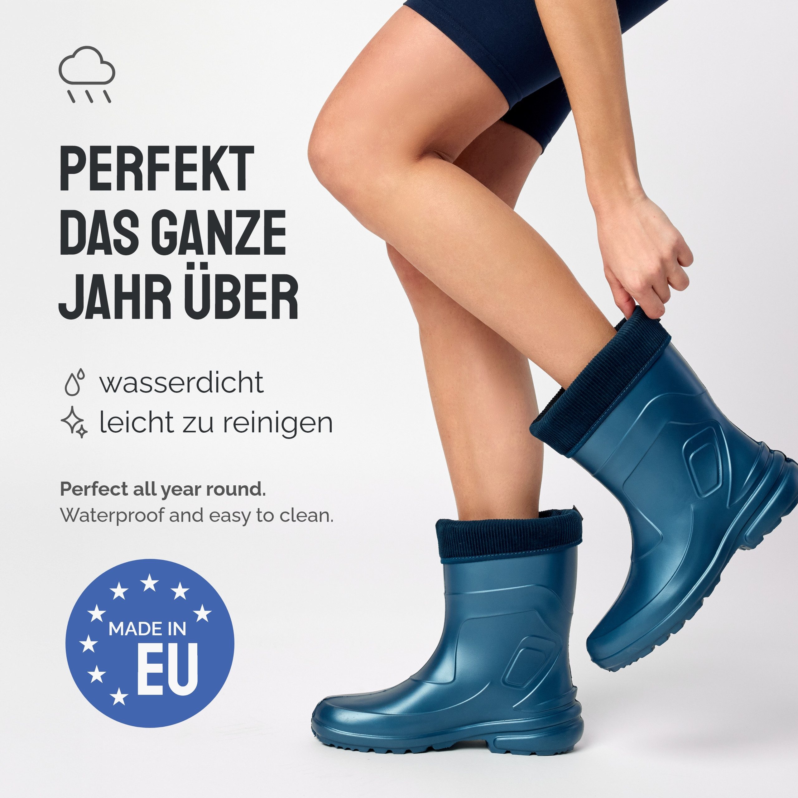 Ladeheid EVA Thermo Regenstiefel Damen LA-800-2017 Gummistiefel mit herausn günstig online kaufen
