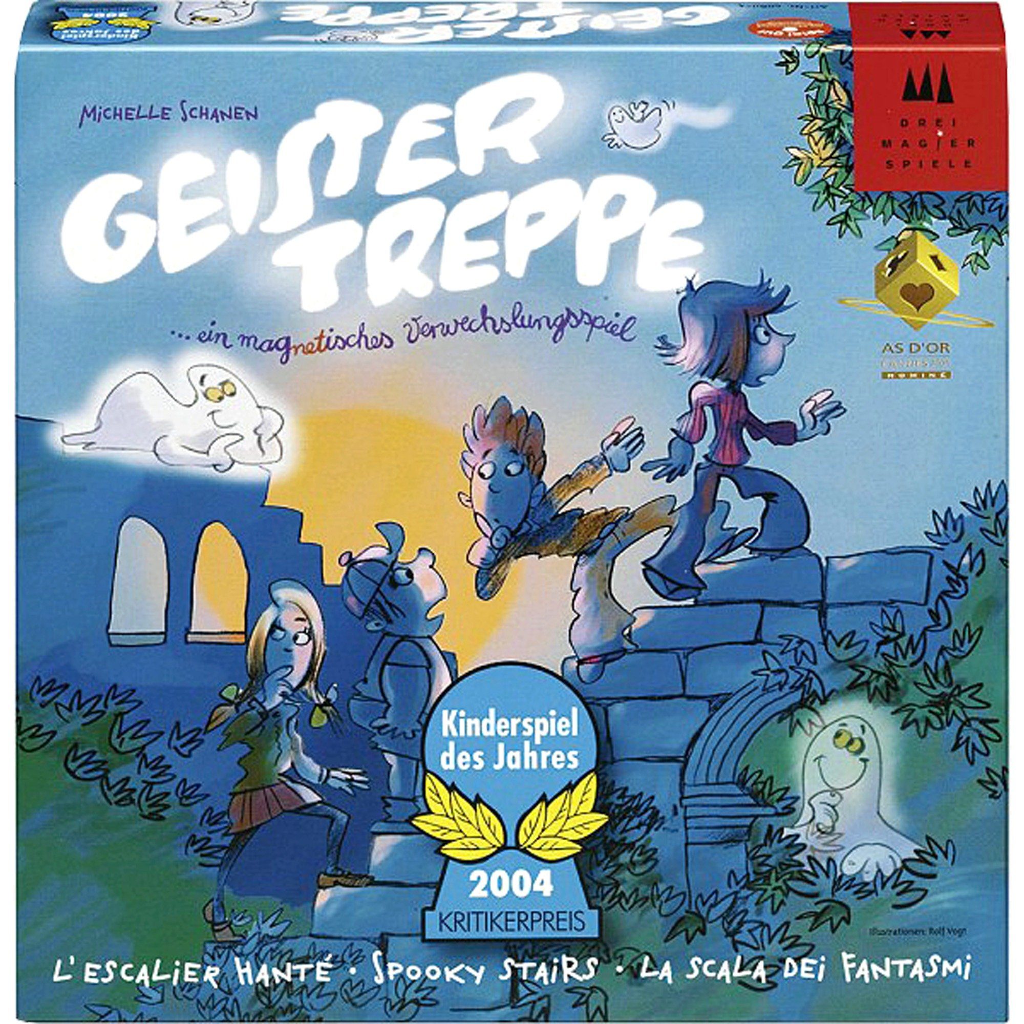 Schmidt Spiele Spiel Drei Magier Spiele Geistertreppe, Brettspiel
