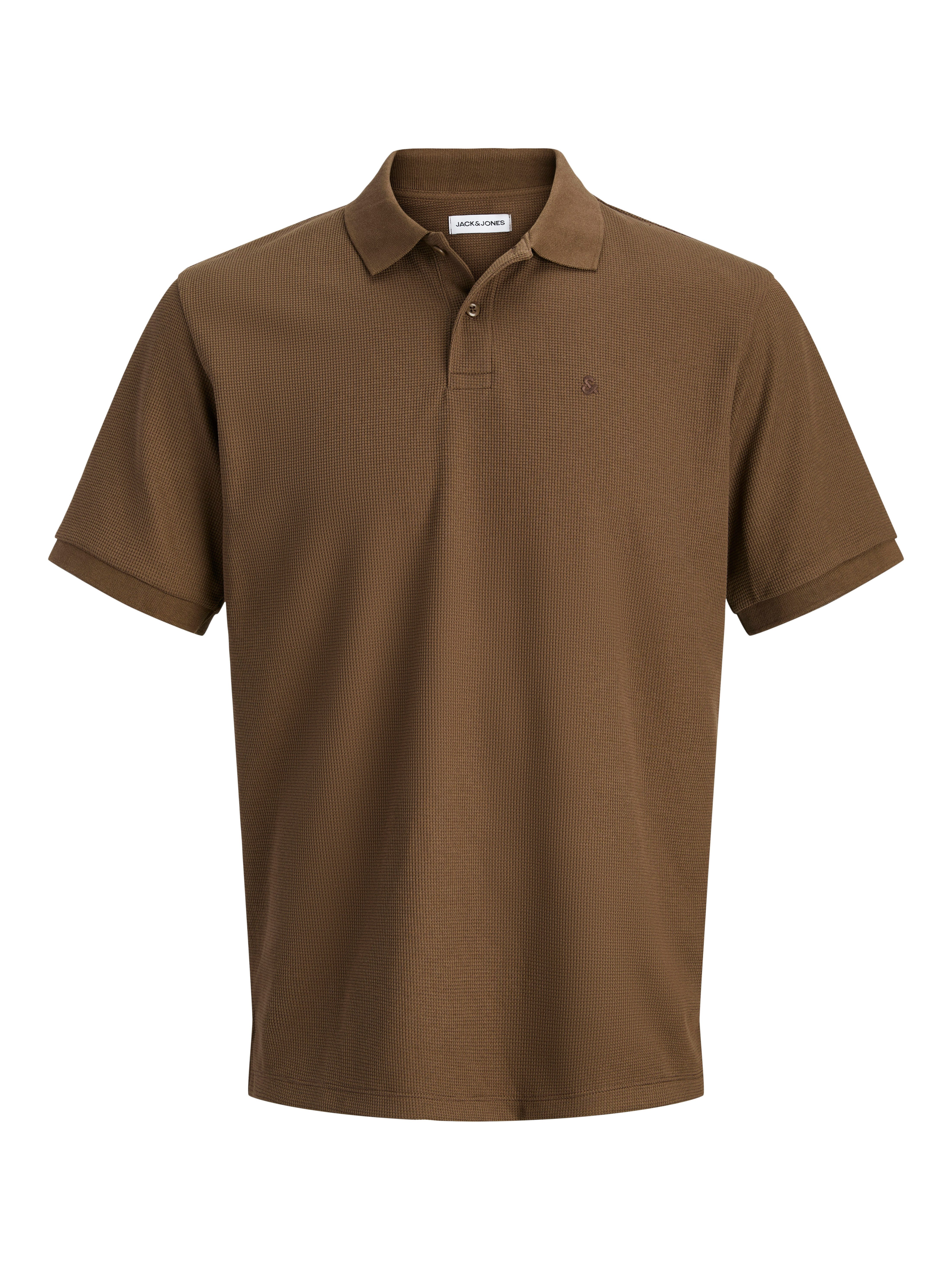 Jack & Jones Poloshirt JJEAUSTIN POLO SS NOOS Materialmix, regular fit – Bild 5 von 5