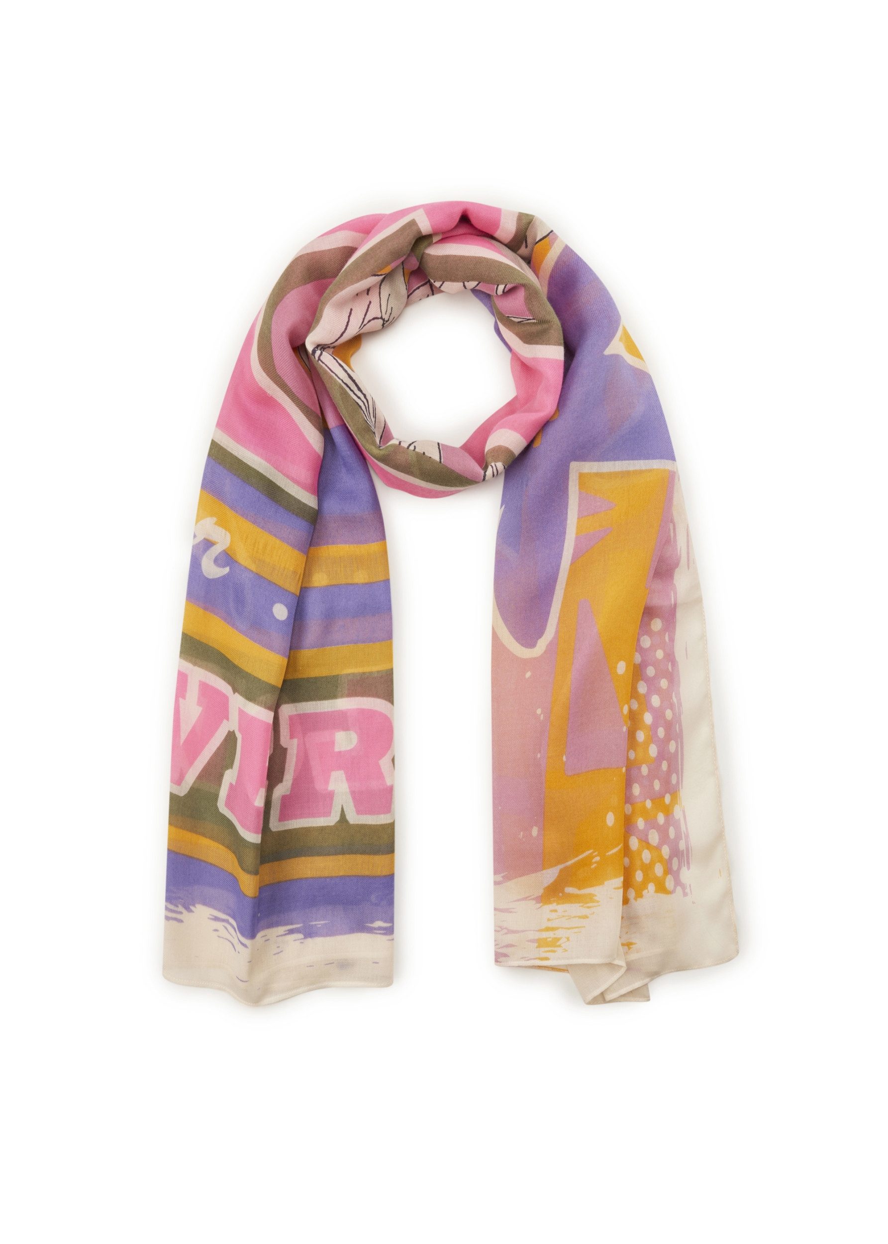 Codello Schal PRINTED SCARF RECYCLED POLYESTER LE