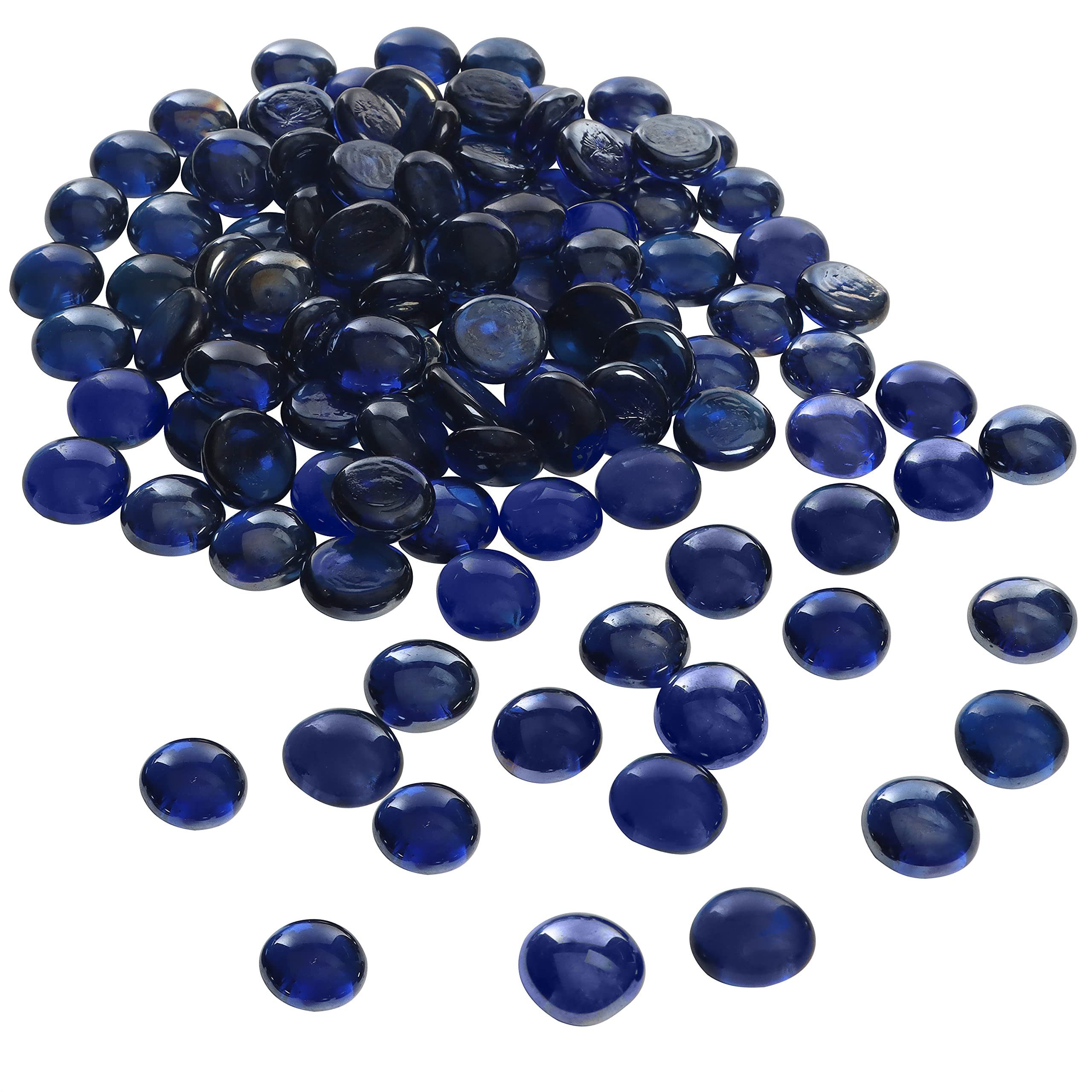 Streudeko Blau Glassteine 18mm Dekoration 2,25kg