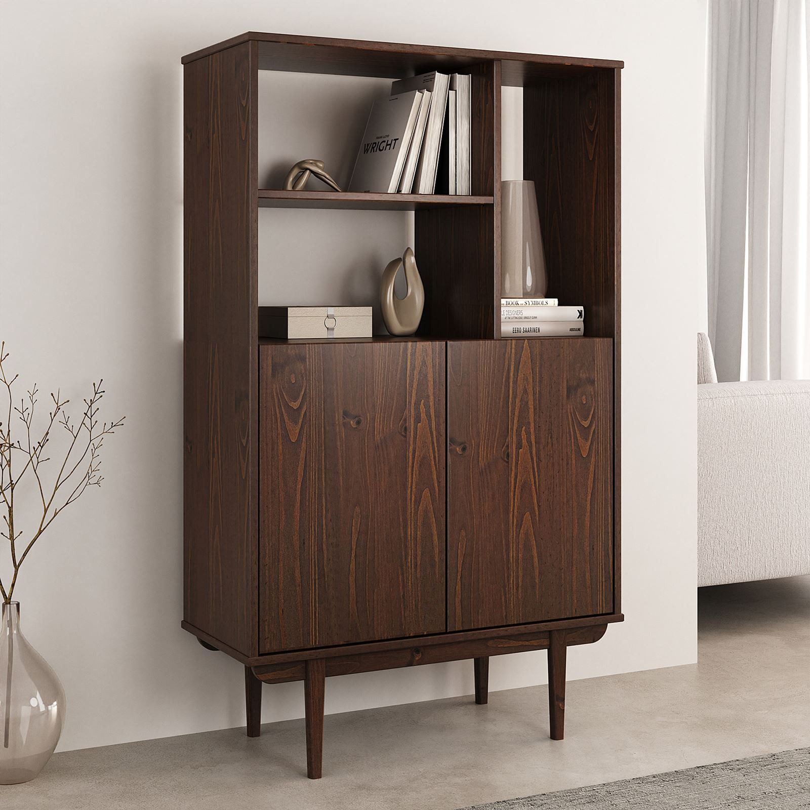 IDIMEX Highboard SIMONA, Wohnzimmerschrank offene Fächer günstig online kaufen