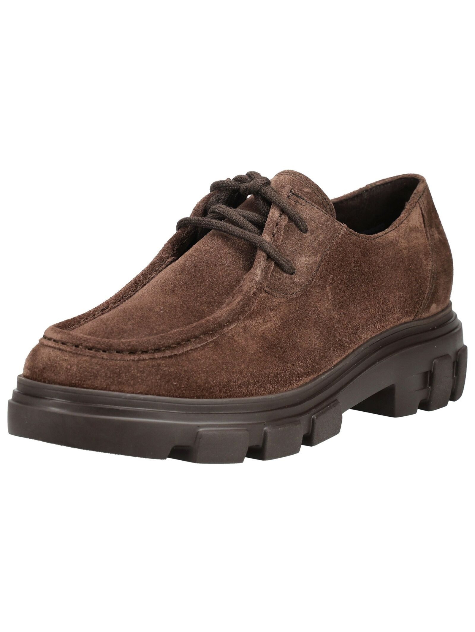Paul Green Halbschuhe Veloursleder Schnürschuh