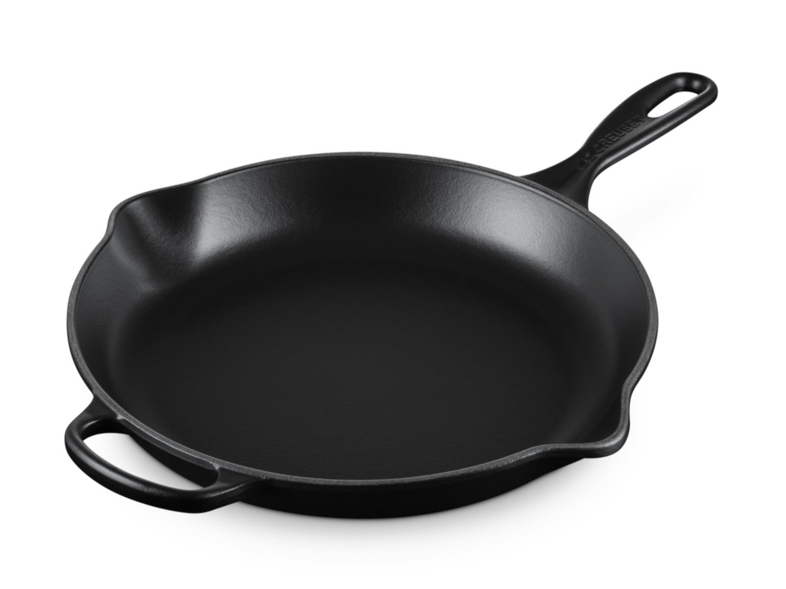 LE CREUSET Bratpfanne Brat- und Servierpfanne Signature rund schwarz matt 30cm