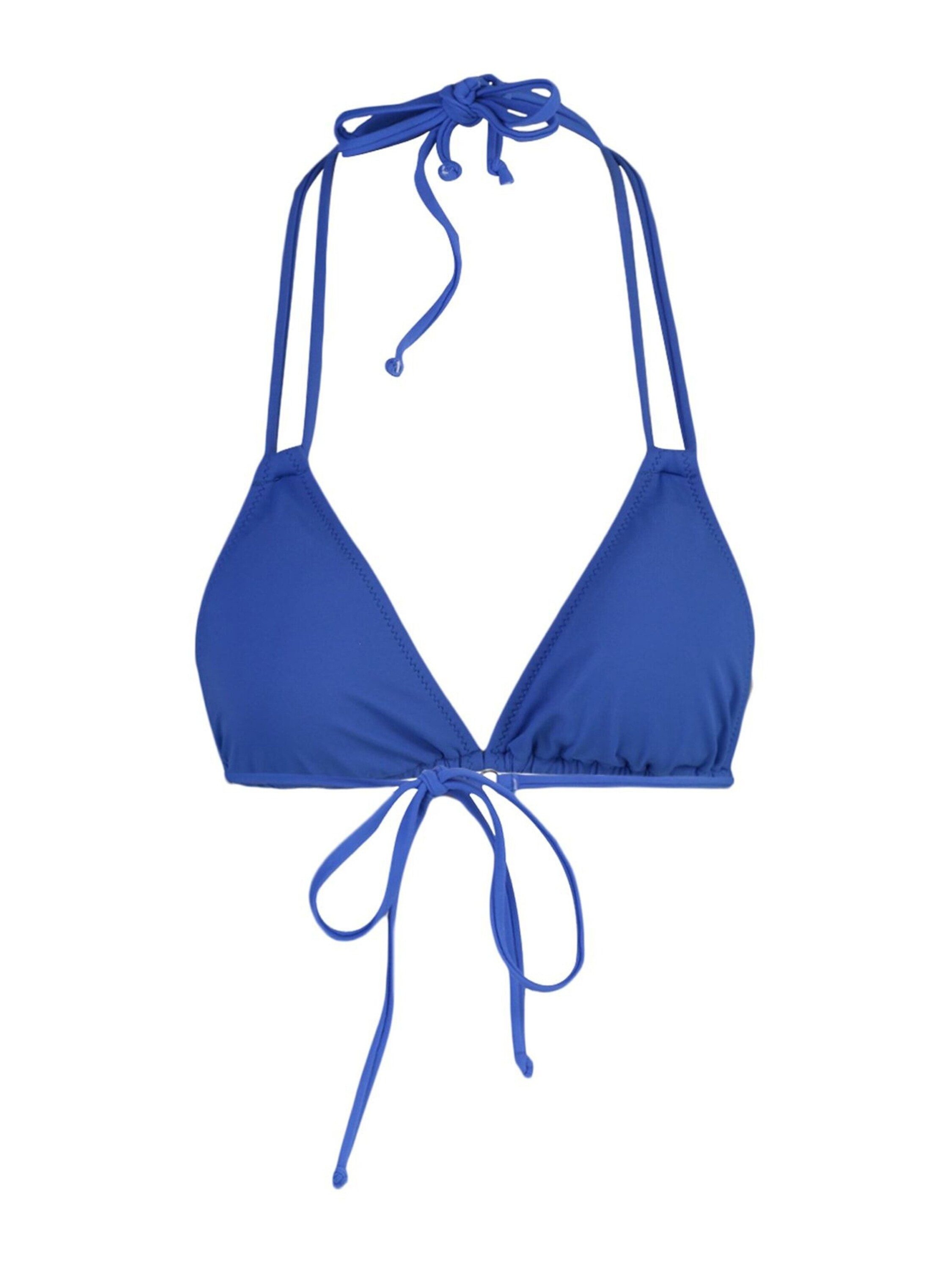 Trendyol Bügel-Bikini-Top (1-St), Drapiert/gerafft