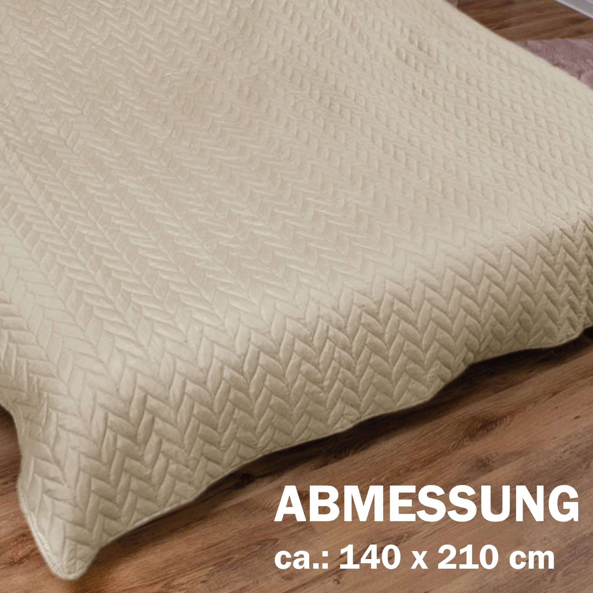 Bestlivings Tagesdecke Bettüberwurf gesteppt, XXL Sofaüberwurf günstig online kaufen