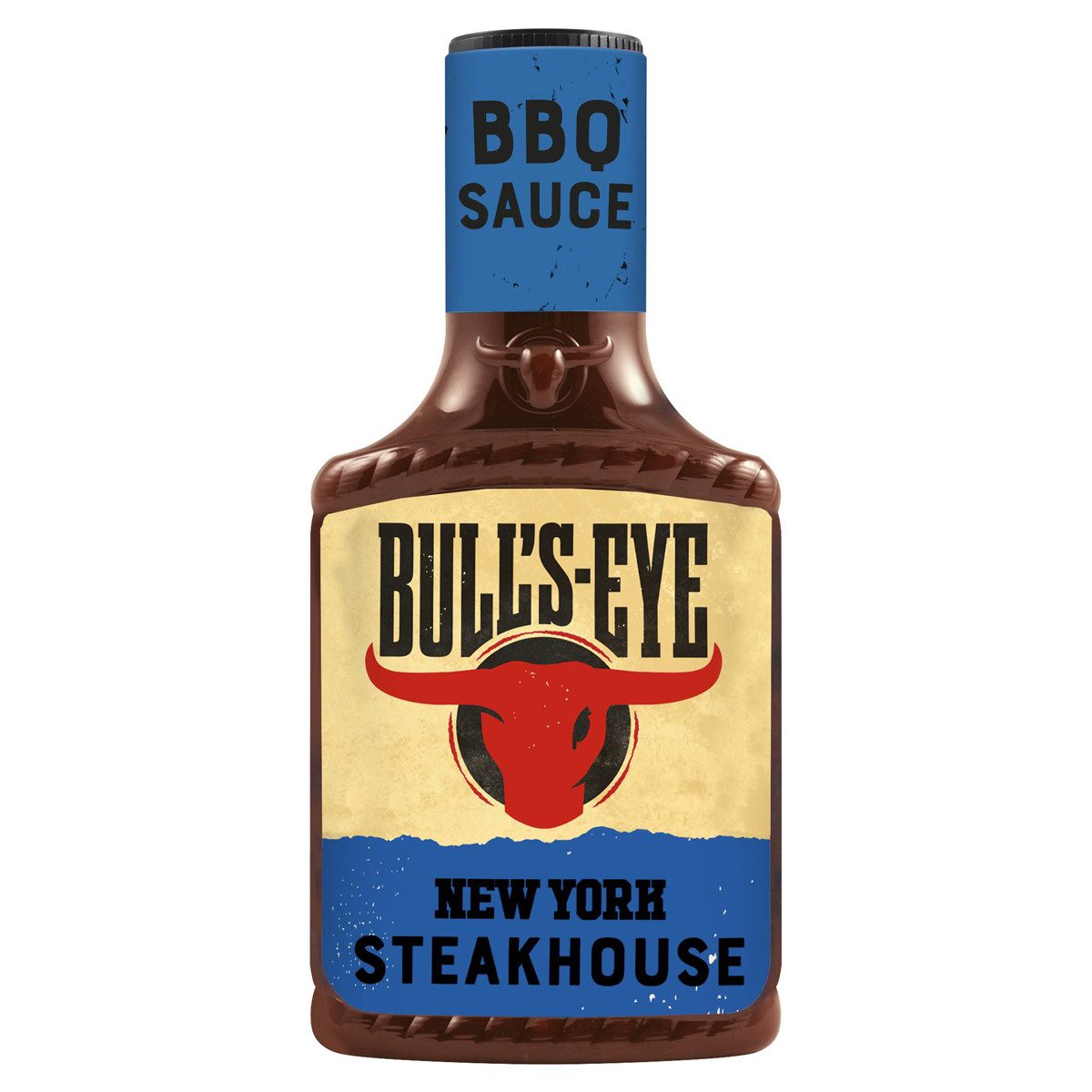 BULL'S-EYE Saucen, Bulls Eye Steakhouse Sauce New York Style pikante BBQ Sauce 300ml