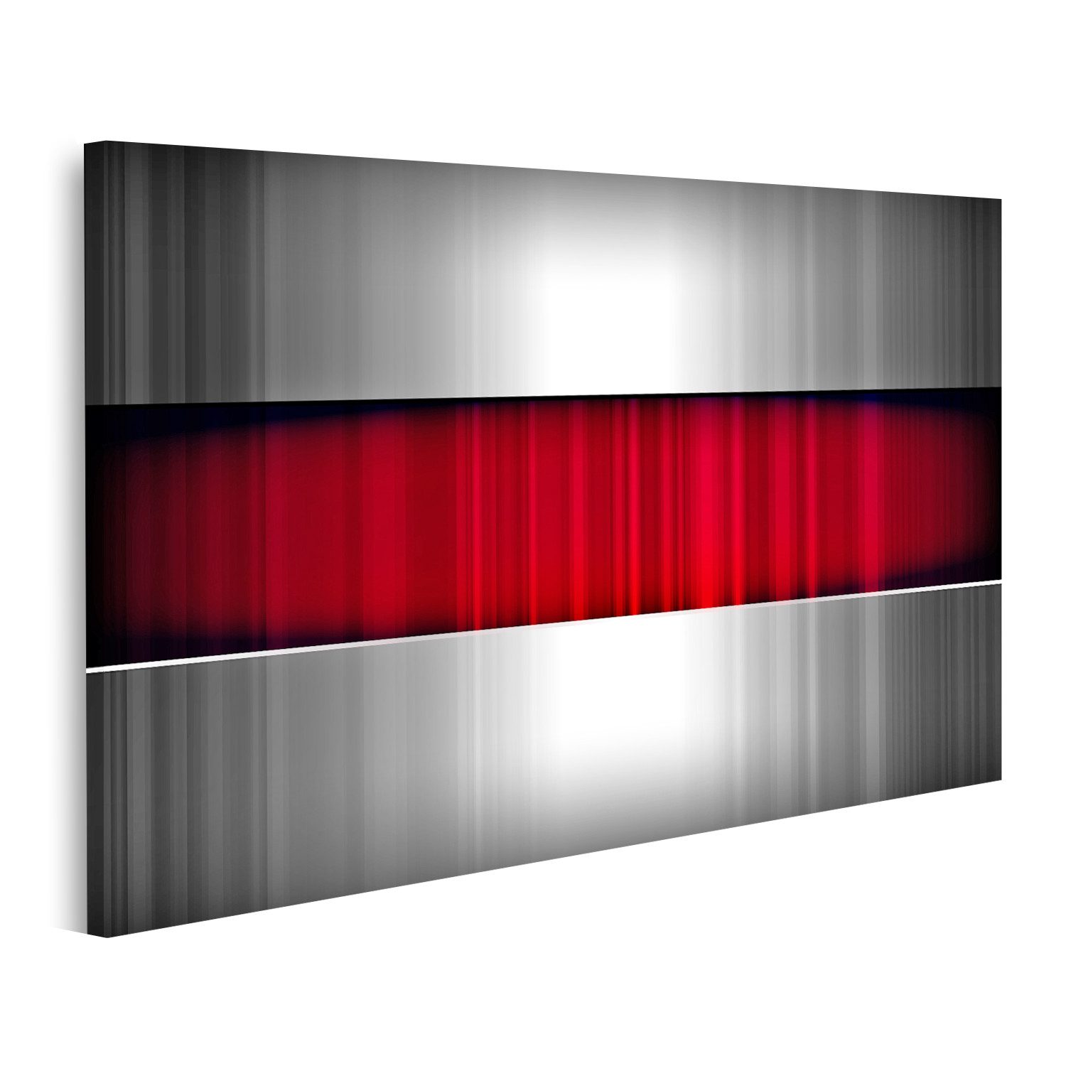 islandburner Leinwandbild Abstrakter Hintergrund Metallic und Rot Vektor von Dekor Des Bilder