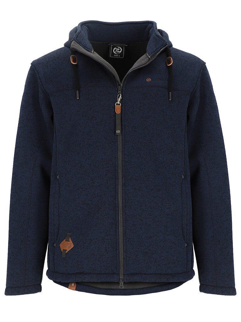 Dry Fashion Fleecejacke Herren Wollfleece-Jacke Helgoland günstig online kaufen