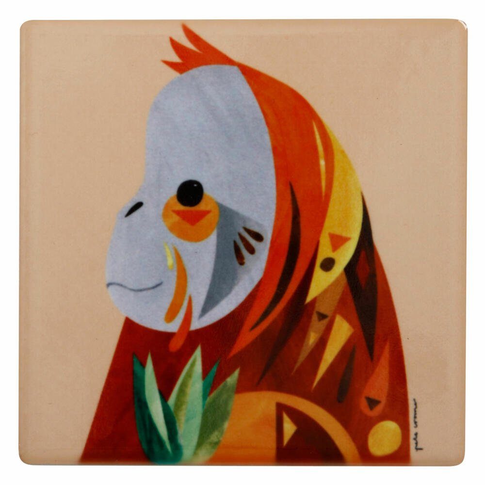 Maxwell & Williams Glasuntersetzer Pete Cromer Orangutan, 1-tlg.