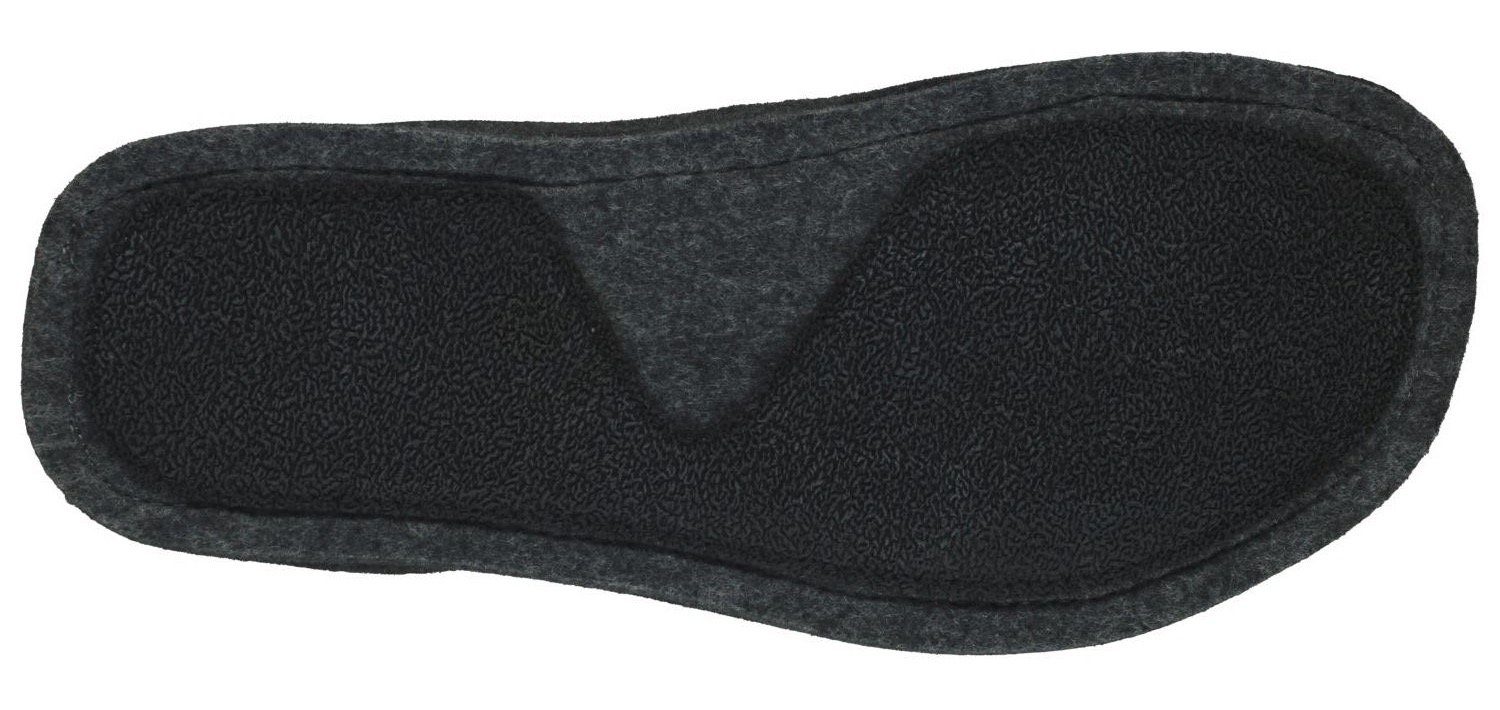 Rohde LUCCA-H Pantoffel mit herausnehmbarer Leder-Innensohle, Weite G