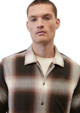 Marc O'Polo Langarmhemd aus garngefärbter Bio-Baumwolle