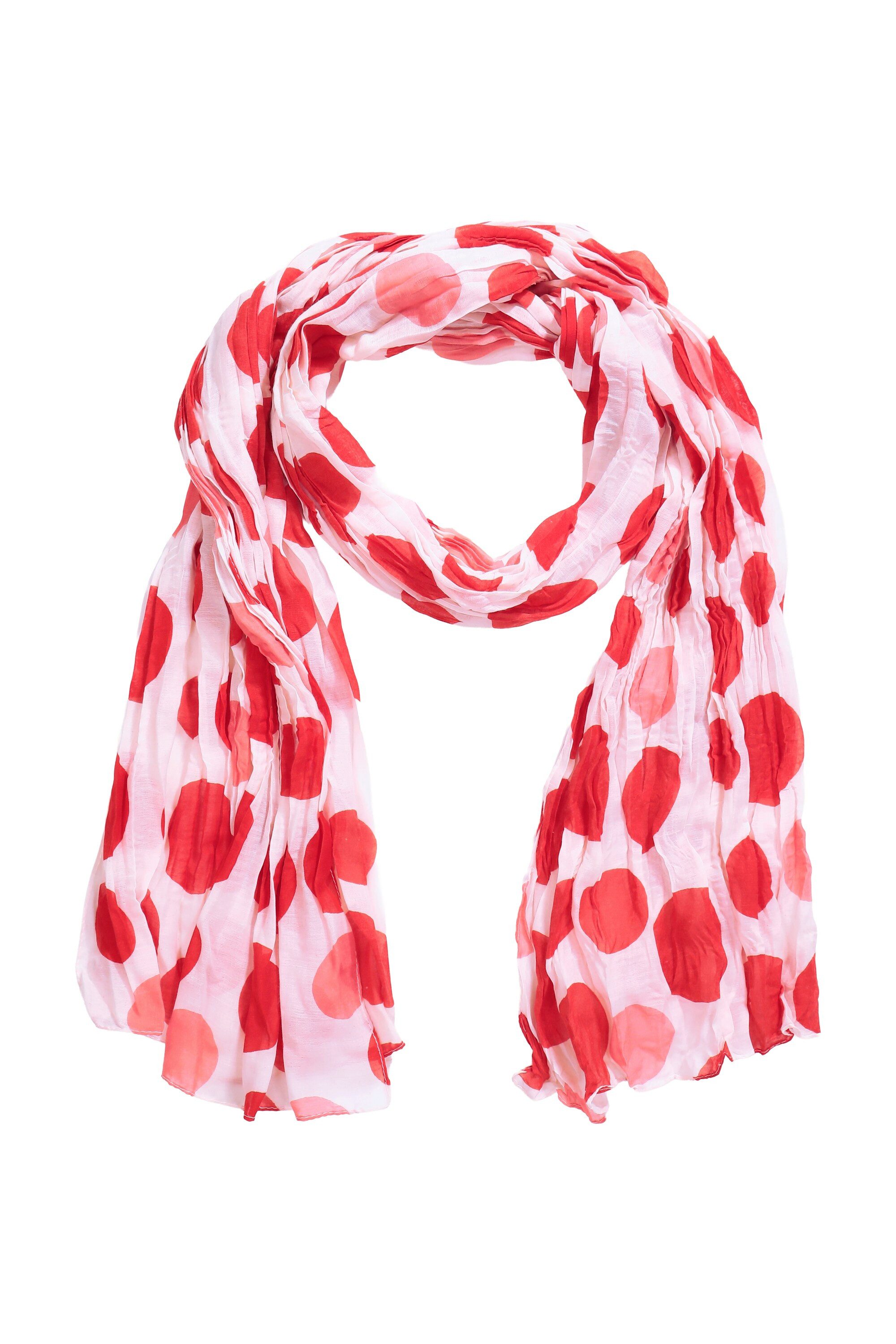 Ulla Popken Halstuch Schal Crash-Optik Punkte