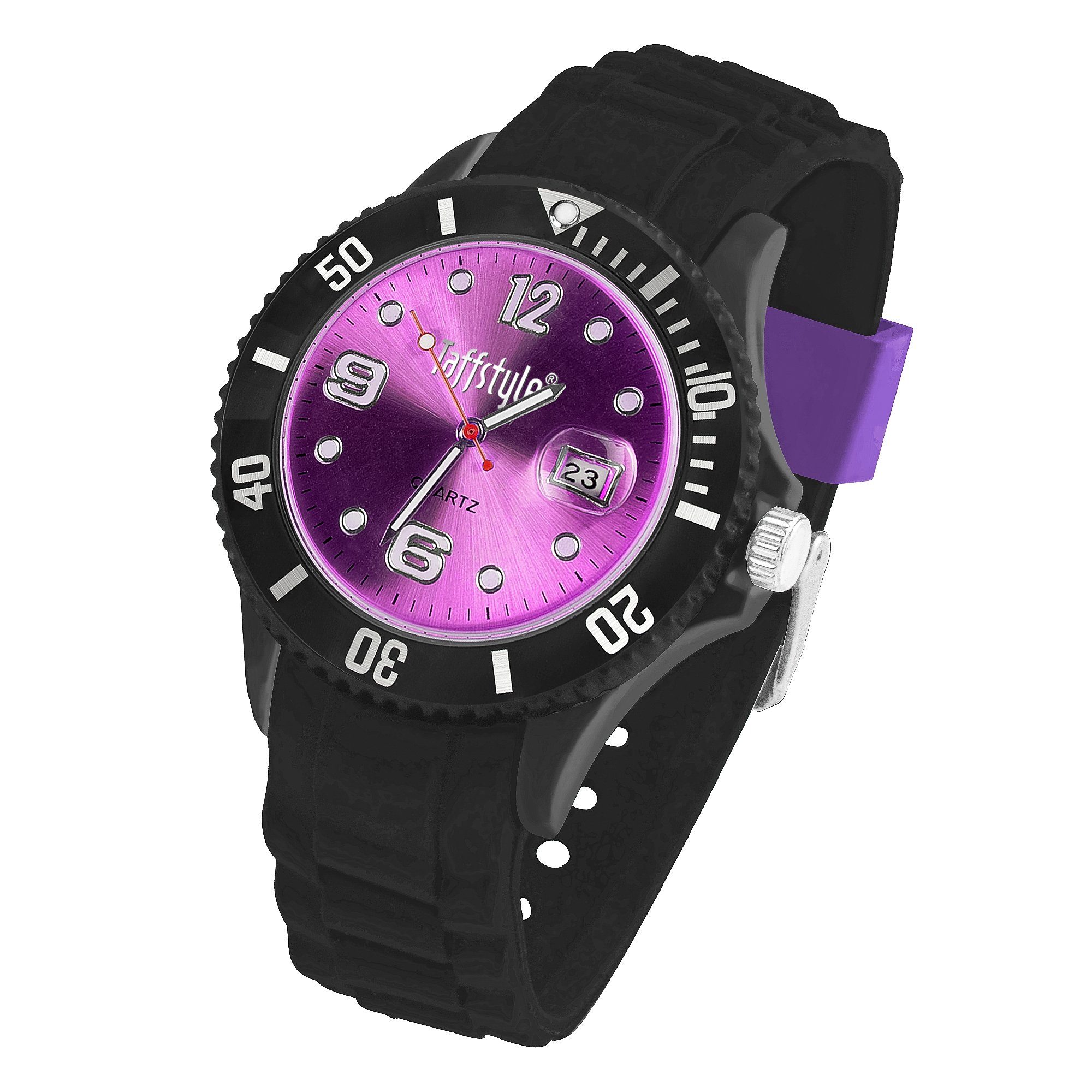 Taffstyle Quarzuhr Armbanduhr Silikon Sport Uhr günstig online kaufen