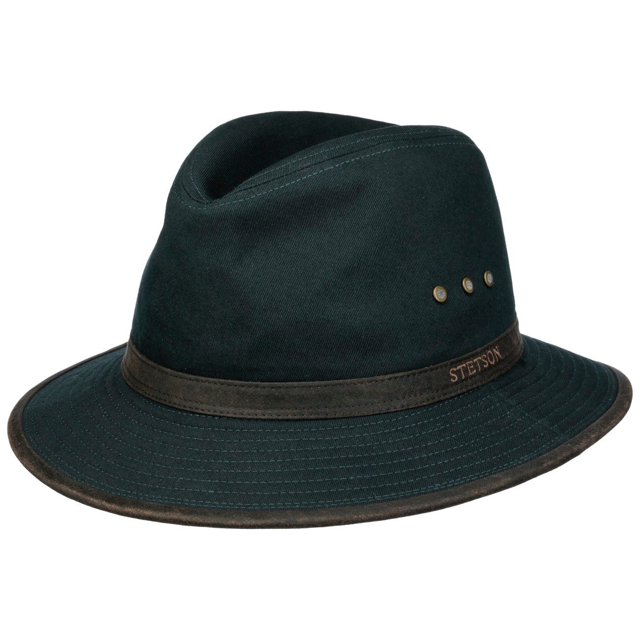 Stetson Sonnenhut (1-St) Traveller mit Lederband