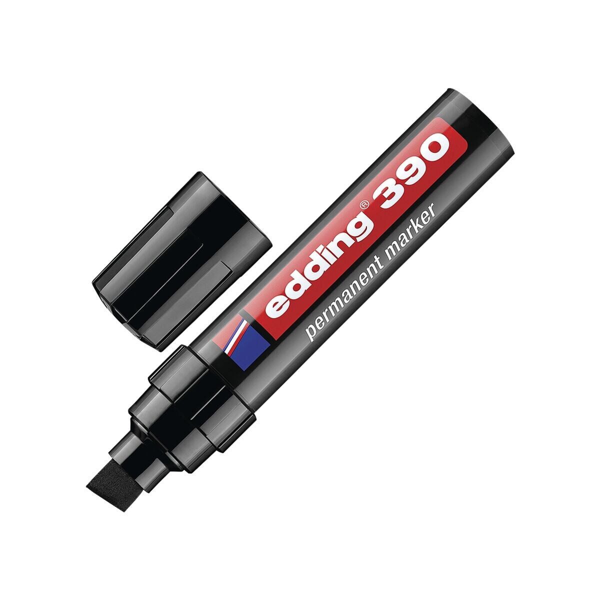 edding Permanentmarker 390, (1-tlg), für breite Beschriftungen