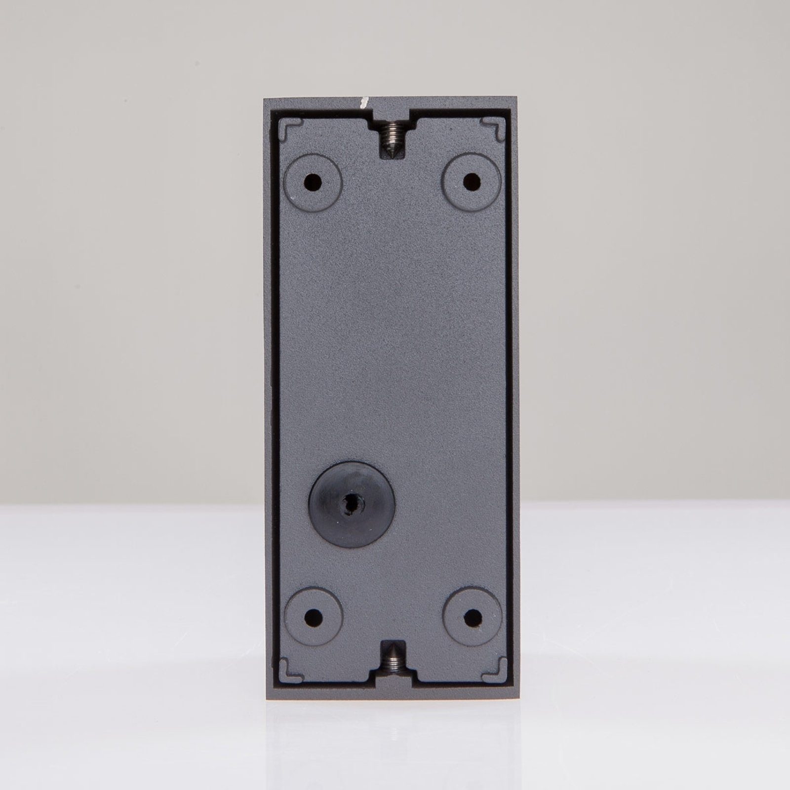 Lucande LED Außen-Wandleuchte Tavi, LED-Lampen, Modern, Aluminium, grafit, 2 flammig, inkl. Leuchtmittel