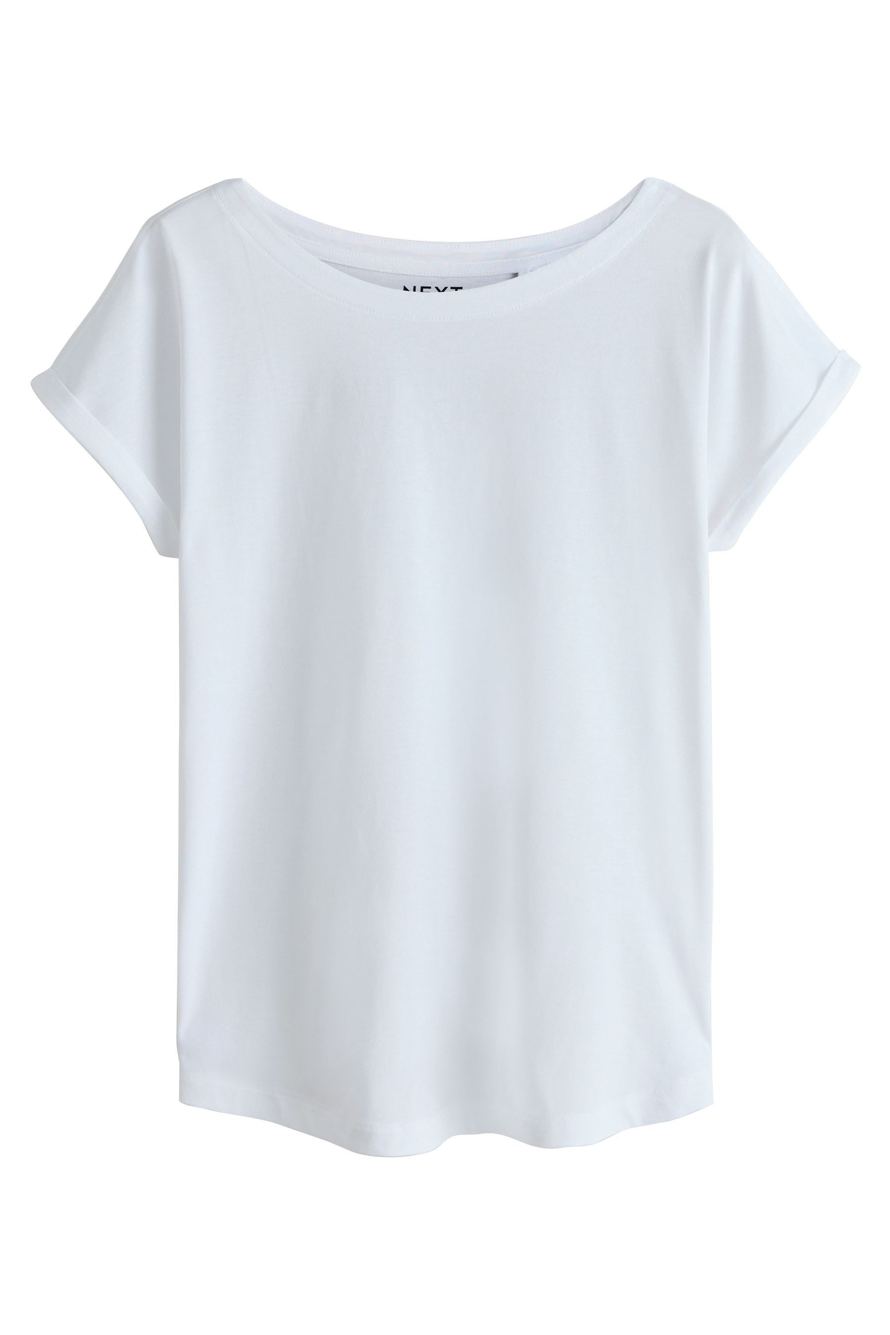 Next T-Shirt T-Shirts, V-Ausschnitt und Flügelärmel, 5er-Pack (5-tlg)