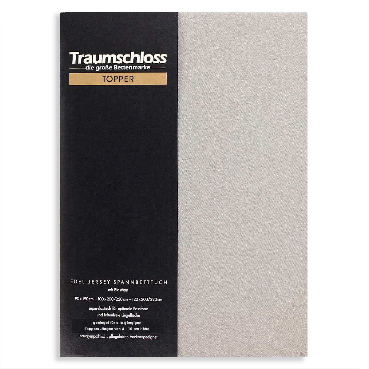 Traumschloss Spannbettlaken Topper, Jersey, Gummizug: rundum, (1 Stück), 16 günstig online kaufen