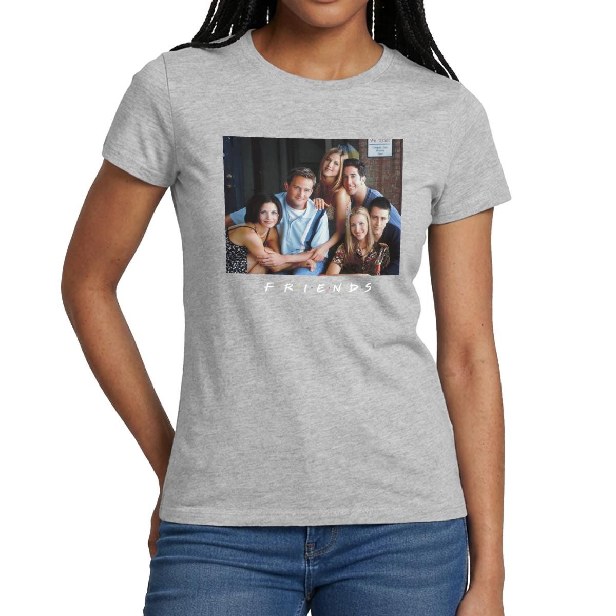 Spreadshirt T-Shirt Friends Foto Frauen T-Shirt (1-tlg)