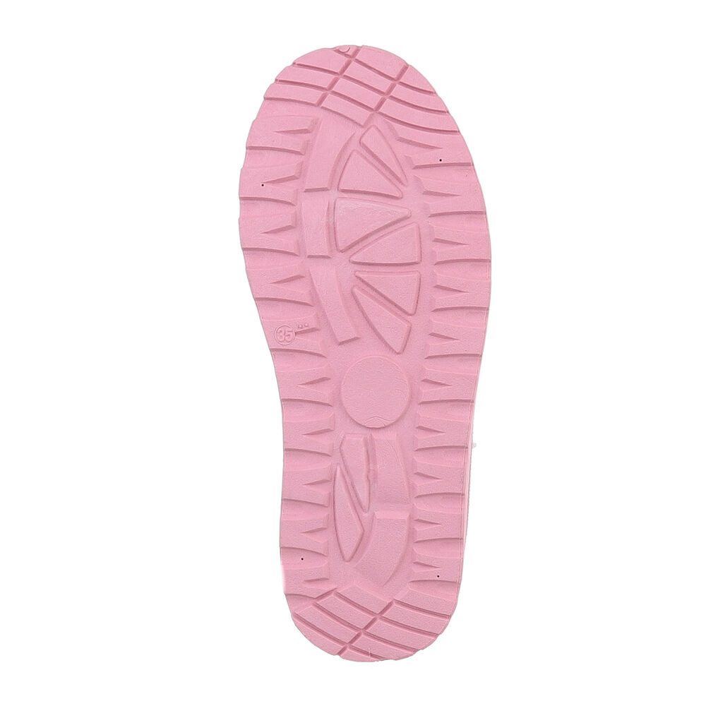 Ital-Design Kinder Snowboots Freizeit Stiefelette (87214296) Flach Stiefeletten in Rosa