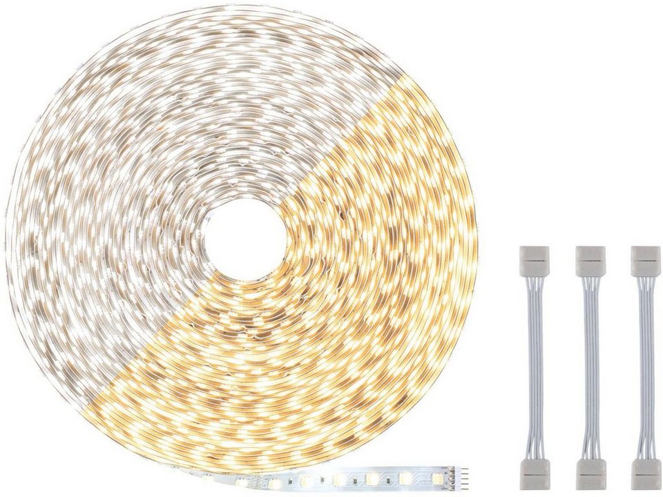Paulmann LED-Streifen MaxLED500 Einzelstripe, Adapterkabel 20m Tunable White  72W 550lm/m, 1-flammig, Tunable White 72W 550lm/m