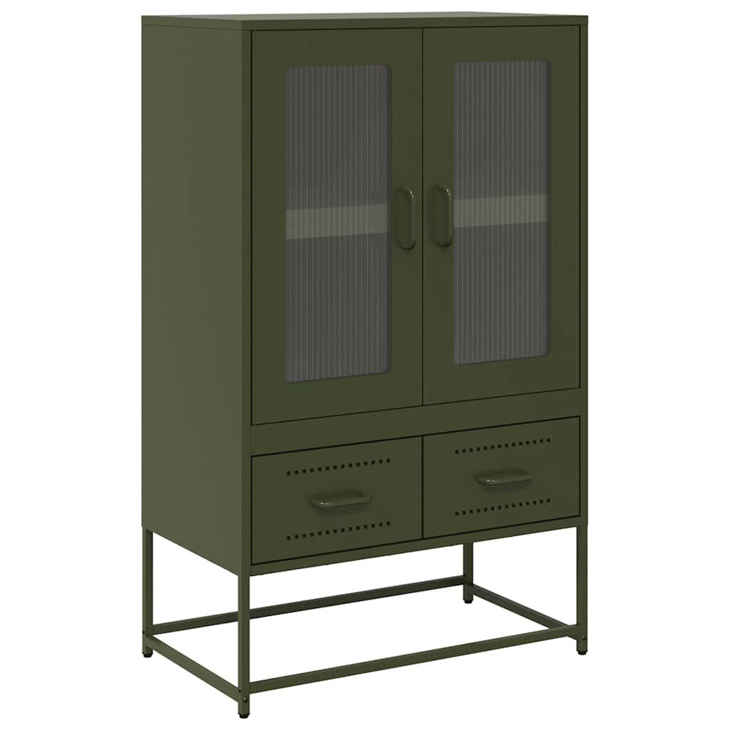 vidaXL Highboard Highboard Olivgrün 68x39x111,5 cm günstig online kaufen