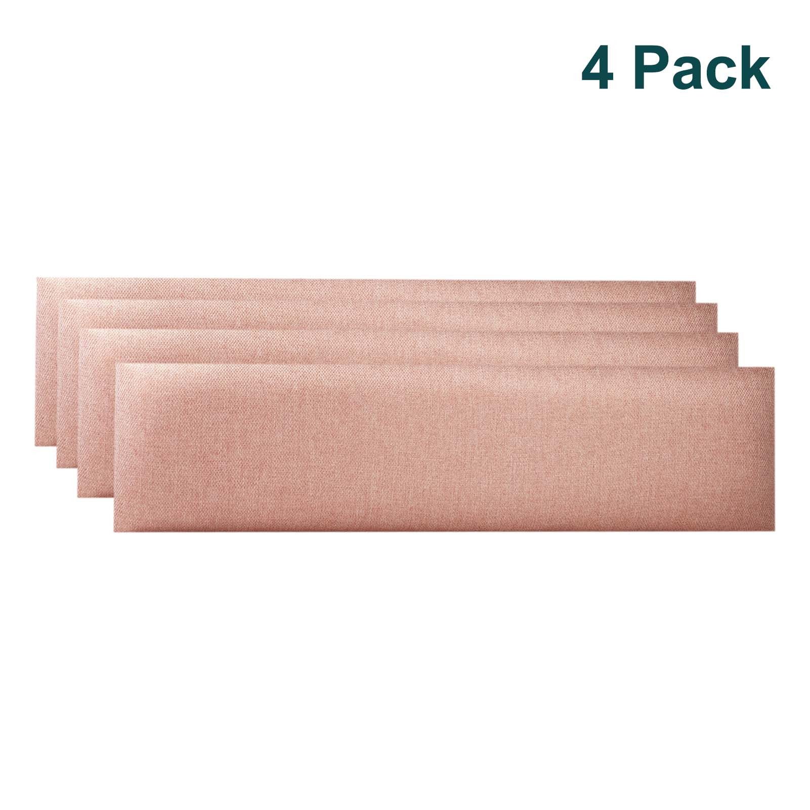 Mejale Wandpolster Gepolstertes Wandpaneel 3D zur Wanddekoration und Stoßschutz 15x60cm, (4 St)