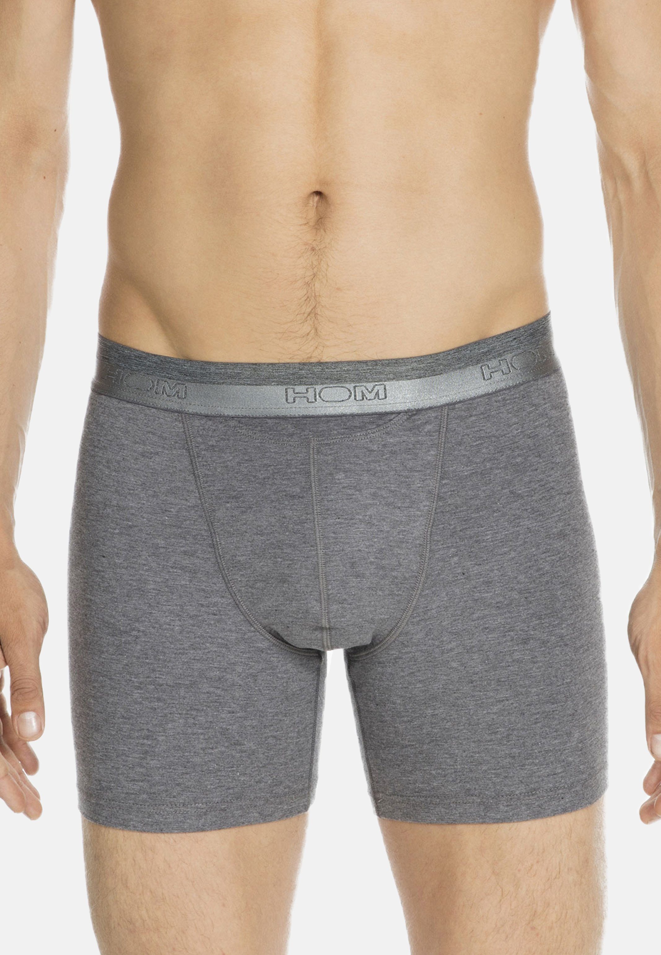 Hom Retro Boxer H01 (1-St) Long Boxershort / Pant - Baumwolle - Mit Eingriff - Länger geschnitten