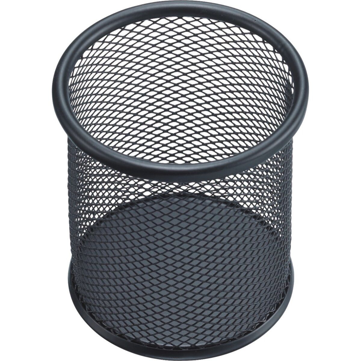 HELIT Tischaufsatz Stifteköcher Mesh Metall schwarz