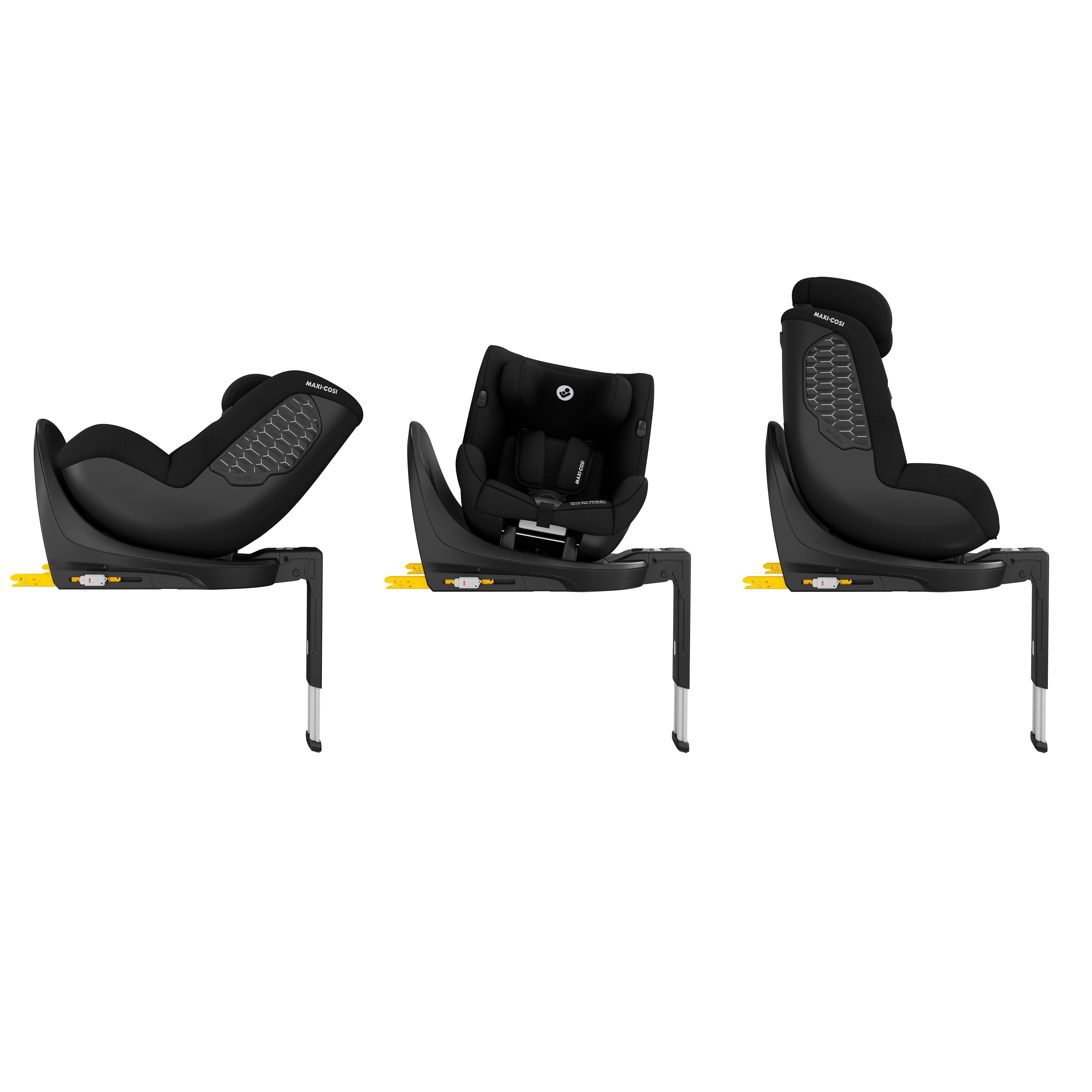 Maxi-Cosi Babyschale Maxi-Cosi Mica 360 S Comfort, atmungsaktive Stoffe, Autositz 360 Grad, ab: 0 Monate, bis: 4 Jahre, FlexiSpin-Drehung  Mehrere Liegepositionen   G-CELL Seitenaufpralls…