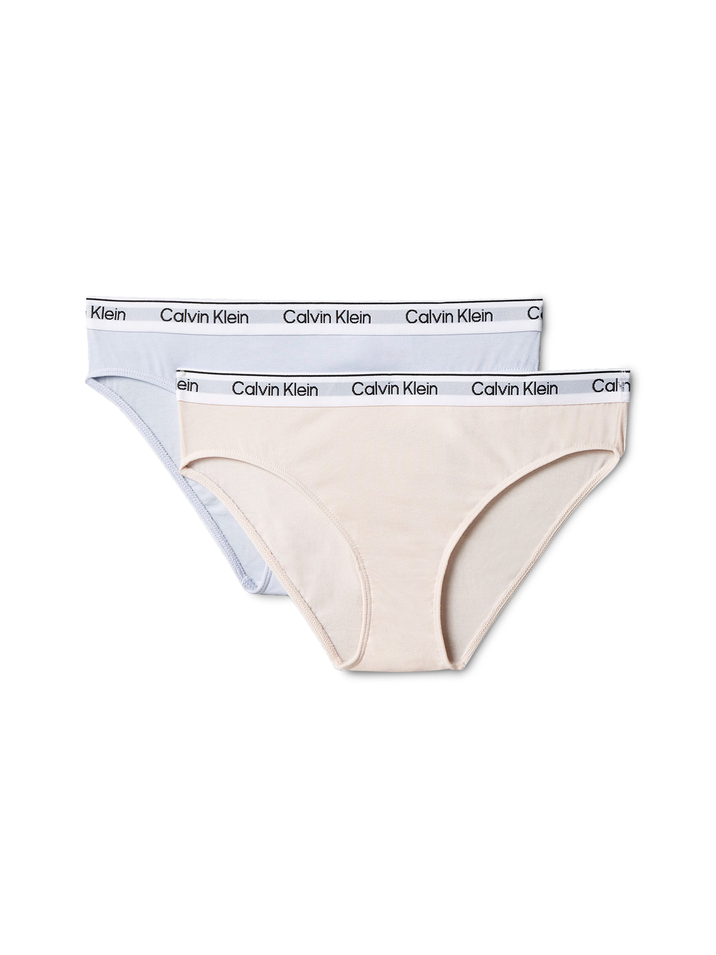 Calvin Klein Underwear Brasilslip 2PK BIKINI (Packung, 2-St., 2er-Pack) mit Logobund