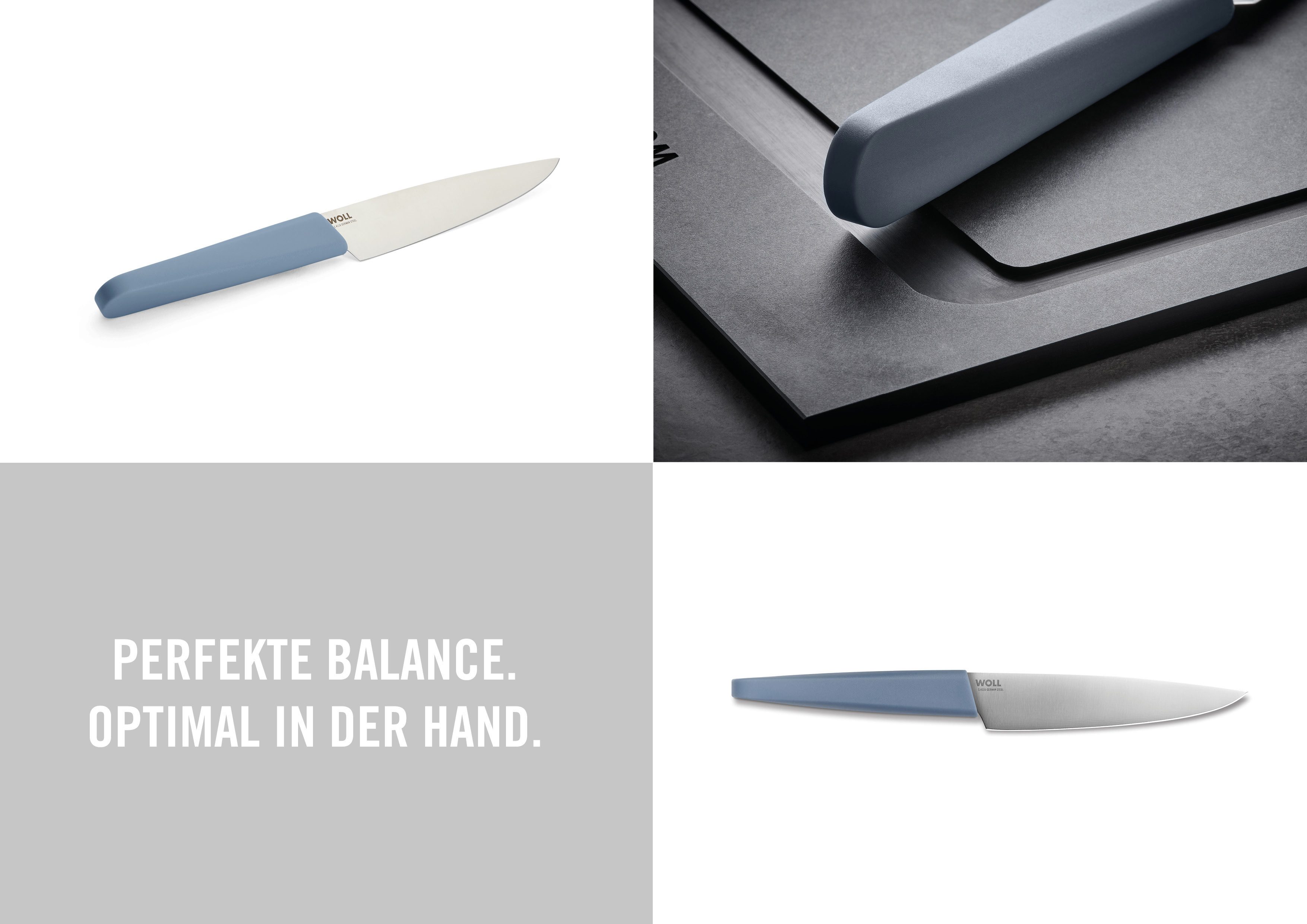 WOLL Universalküchenmesser Cutting Edge, aus deutschem Edelstahl gemäß DIN 1.4116