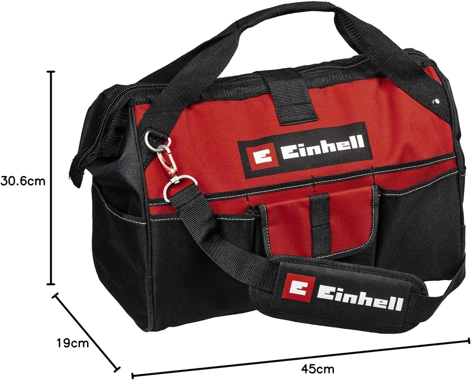 Einhell Werkzeugtasche Tasche 45/29 für Werkzeuge & Zubehör,verstärkter Boden