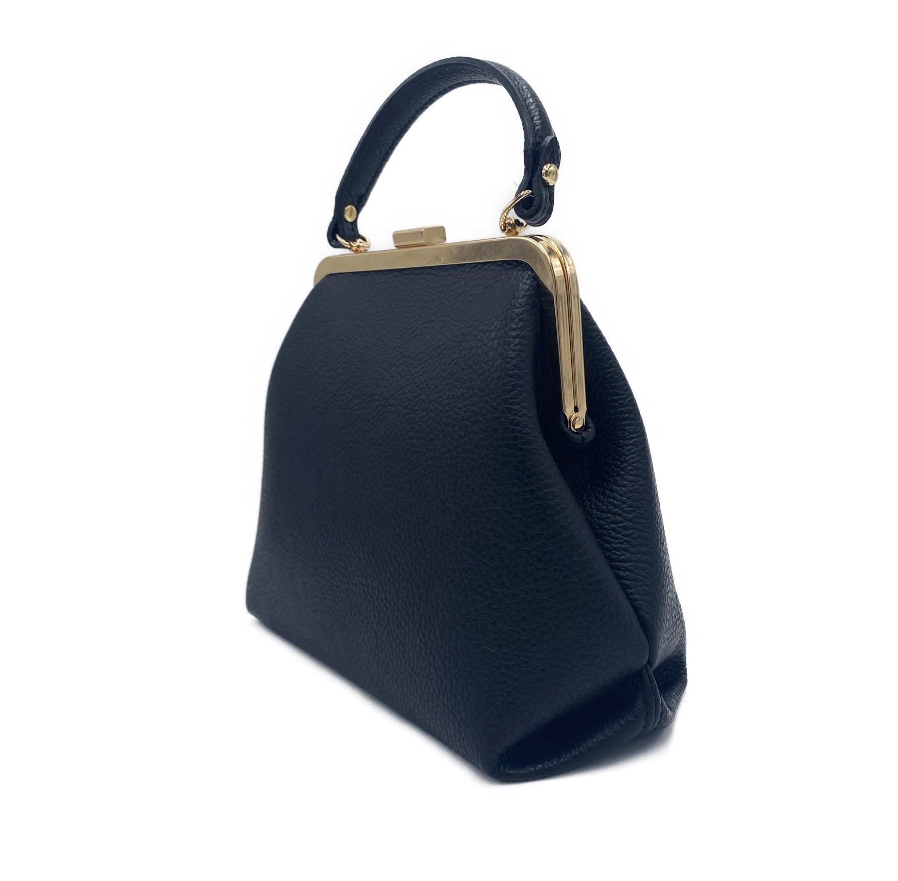 Taschenkinder Handtasche Louise – Damen Lederhandtasche im Vintage-Stil (Packung), Made in Italy - Echtes Leder