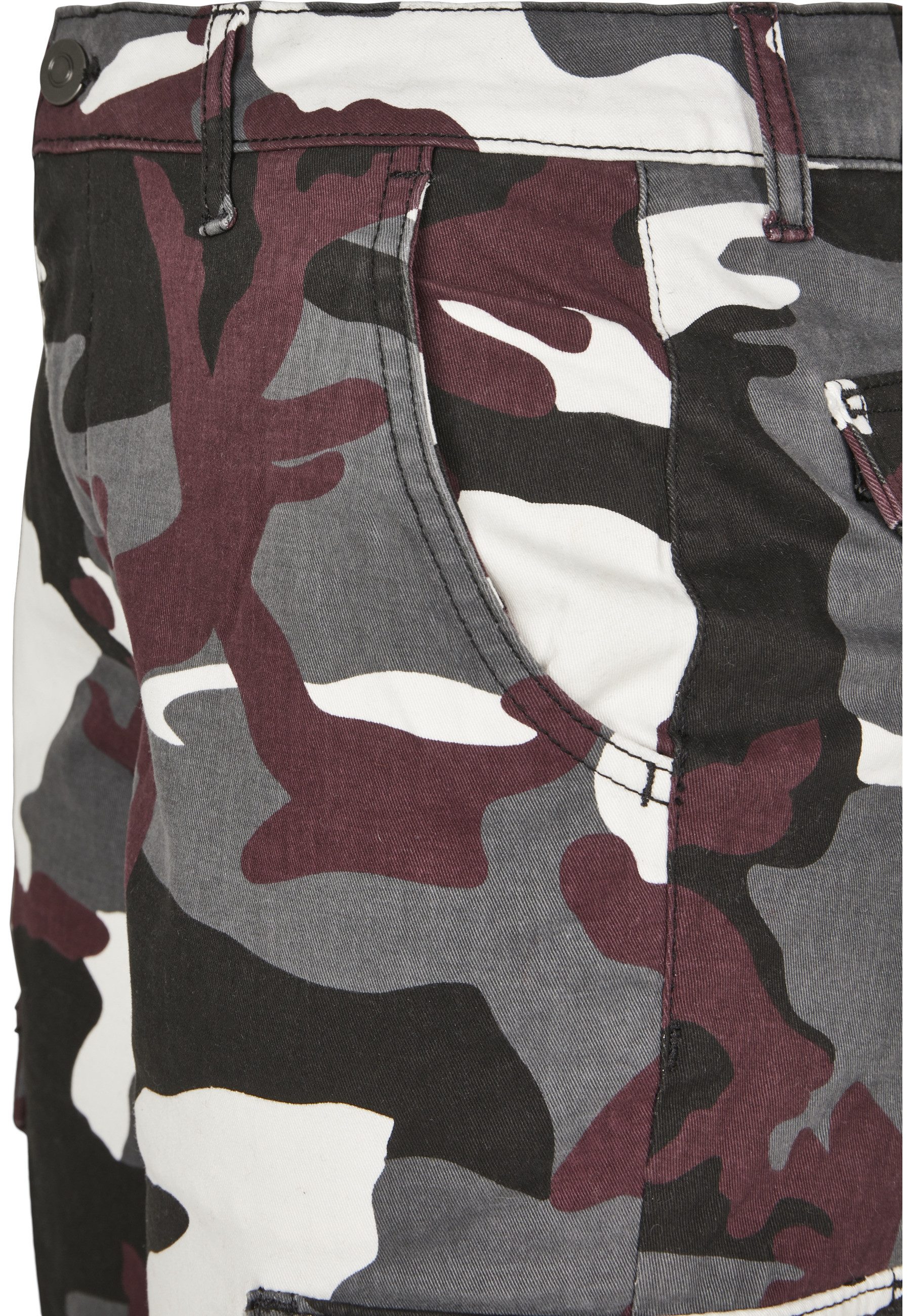 URBAN CLASSICS Cargohose Urban Classics Damen Ladies High Waist Camo Cargo Pants (1-tlg)