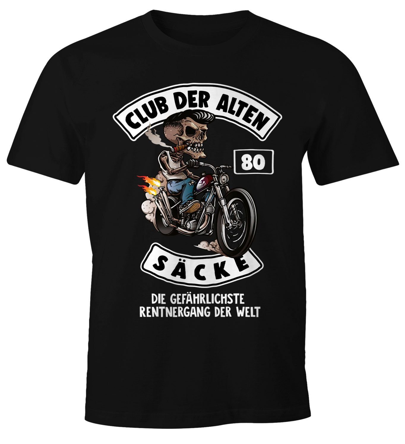 MoonWorks Print-Shirt Lustiges Herren T-Shirt Club günstig online kaufen