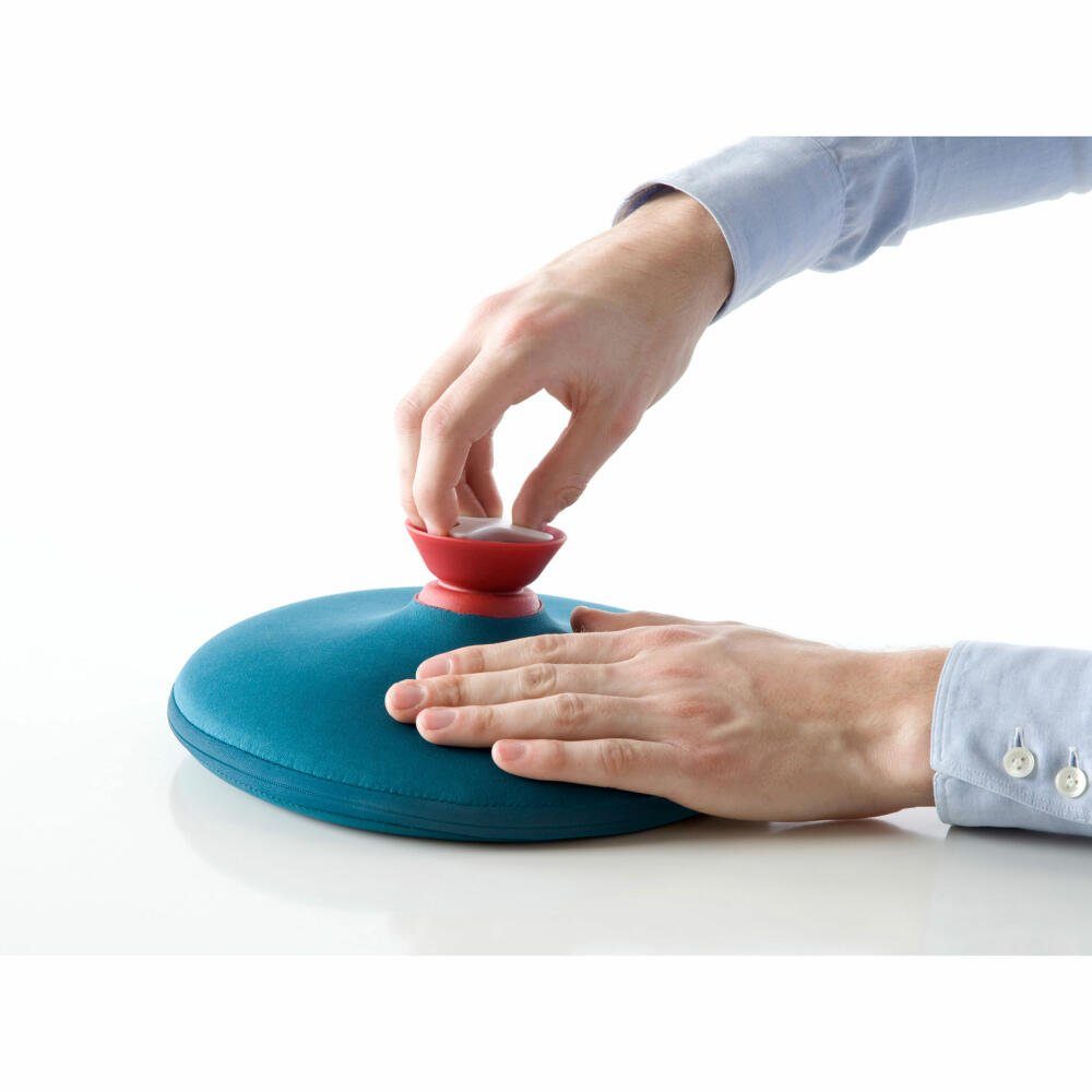 Depot4Design Wärmflasche Pill Dunkelblau, mit herausziehbarem Trichter