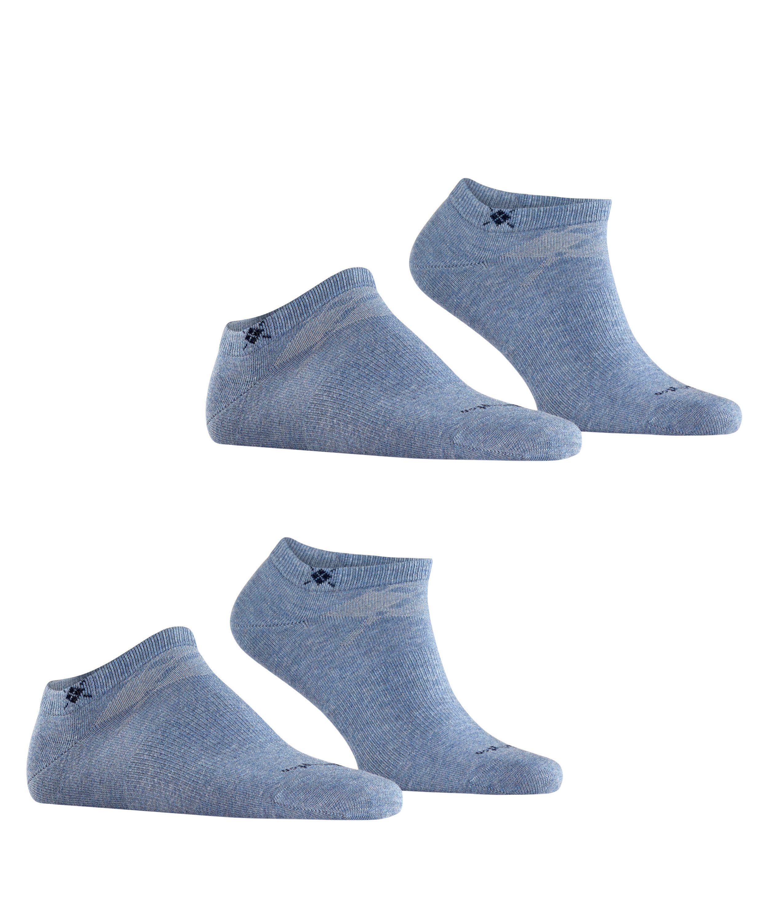 Burlington Sneakersocken Burlington Everyday 2-Pack Herren (2-Paar) aus weicher gekämmter Baumwolle – Bild 2 von 5
