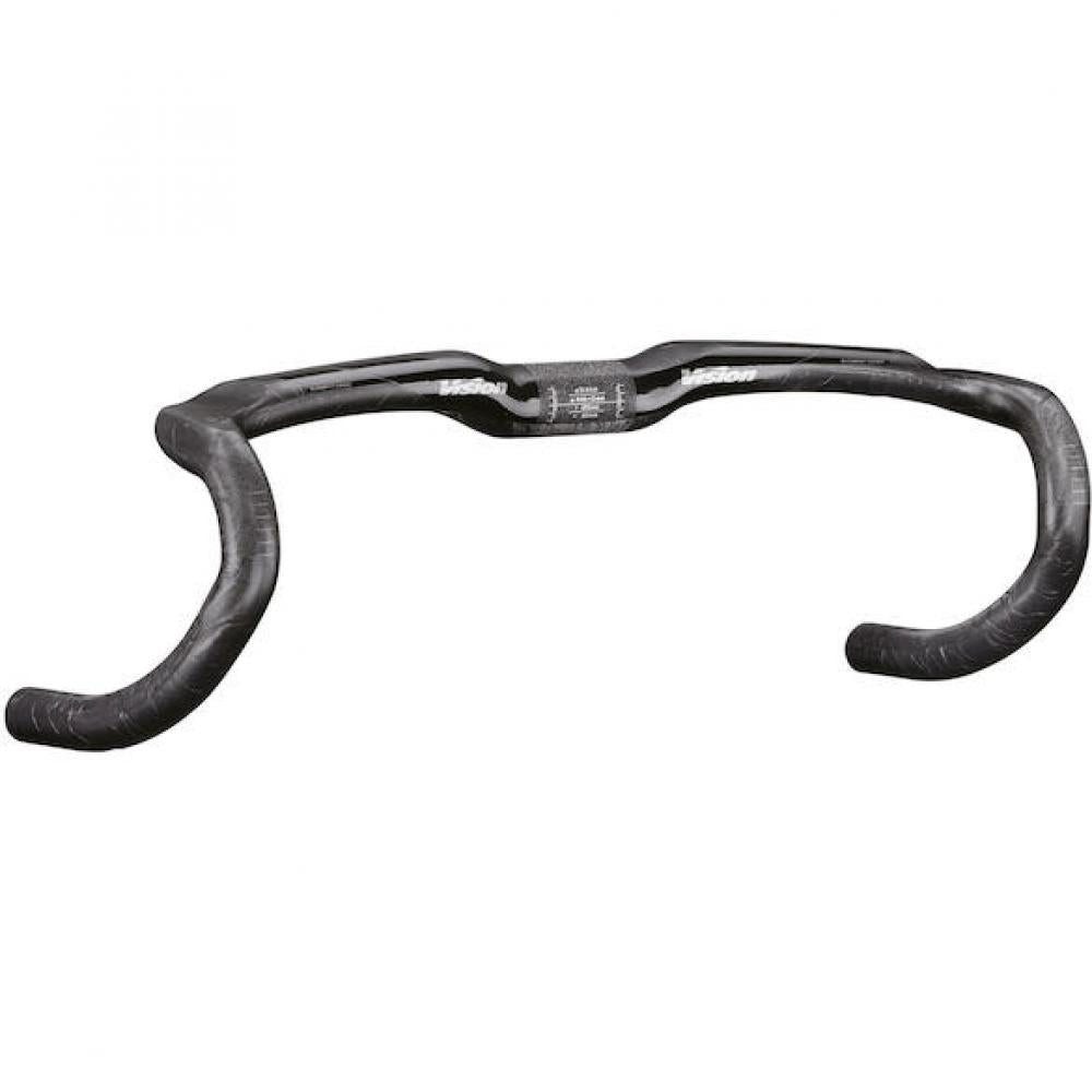 Vision Fahrradlenker Vision Lenker Trimax Carbon 4D Ergo Compact 31,8 x 440 mm Schwarz - le