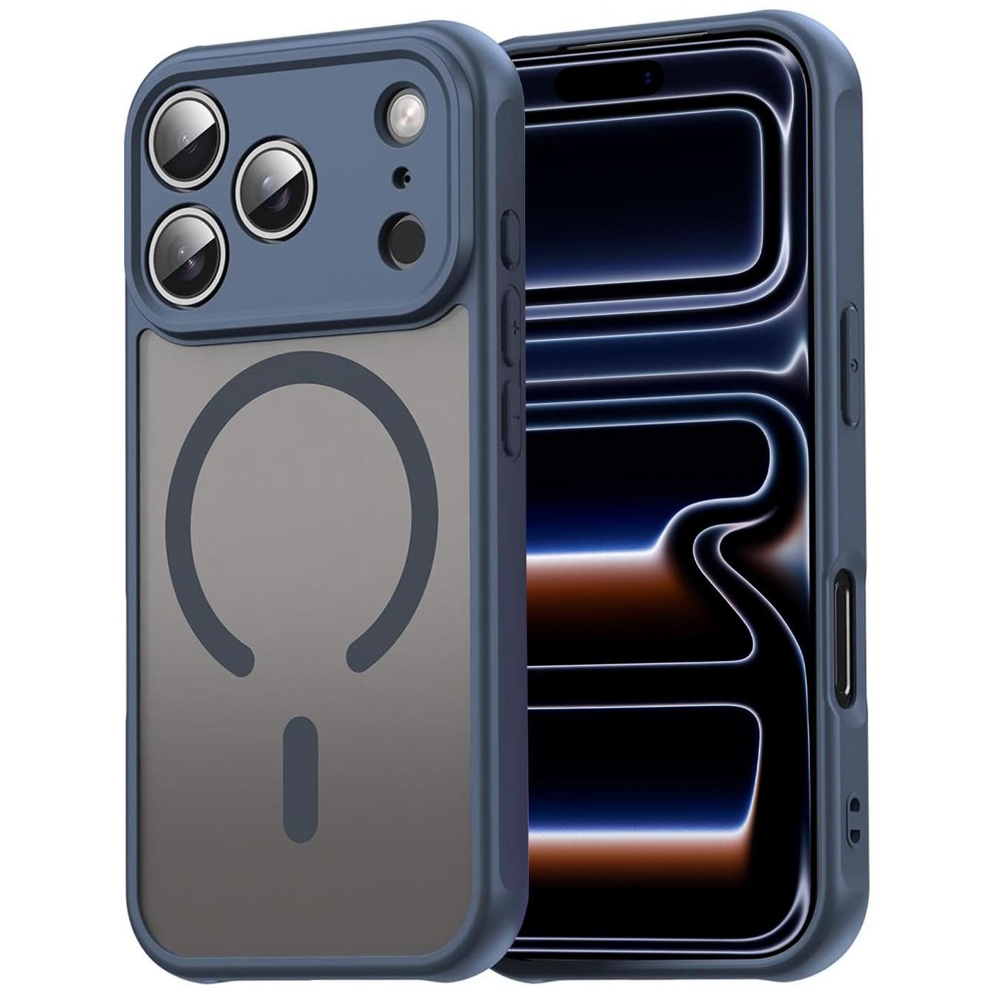 CoolGadget Handyhülle Magnet-Hülle für iPhone 17 Pro Max Schutzhülle magnetisch 6,9 Zoll, Hülle Matt Stoßfest kompatibel mit Magsafe Zubehör Kameraschutz Case
